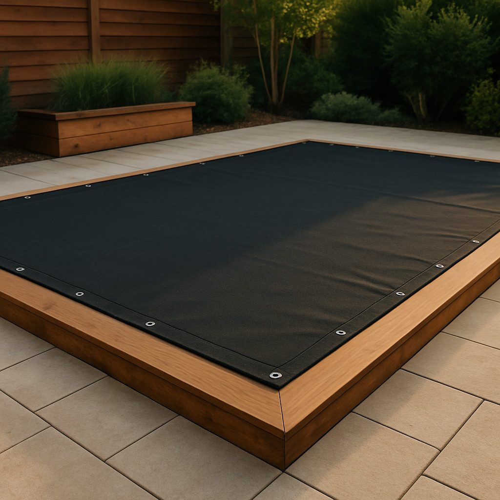 Granori Schutzplane Original UNICOVR Abdeckung nach Maß für Gartenmöbel 2m x 2m (für Garten, Grill, Pool, Terrasse, Boot u.v.m), exklusive & wasserdichte Maßanfertigung