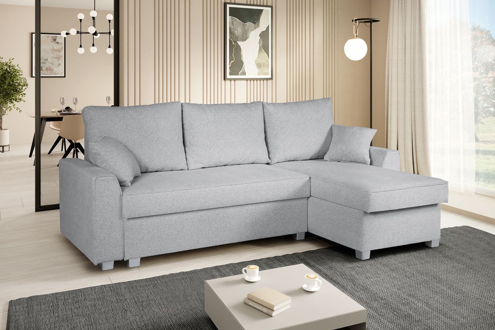 Beautysofa Ecksofa TERAMO, mit Schlaffunktion, mit günstig online kaufen