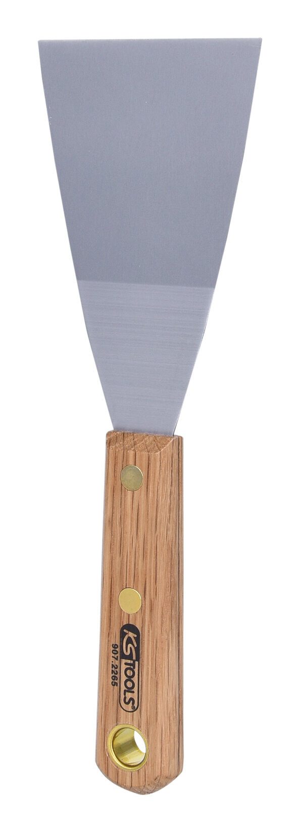 KS Tools Universalspachtel Edelstahl Spachtel, mit Holzgriff
