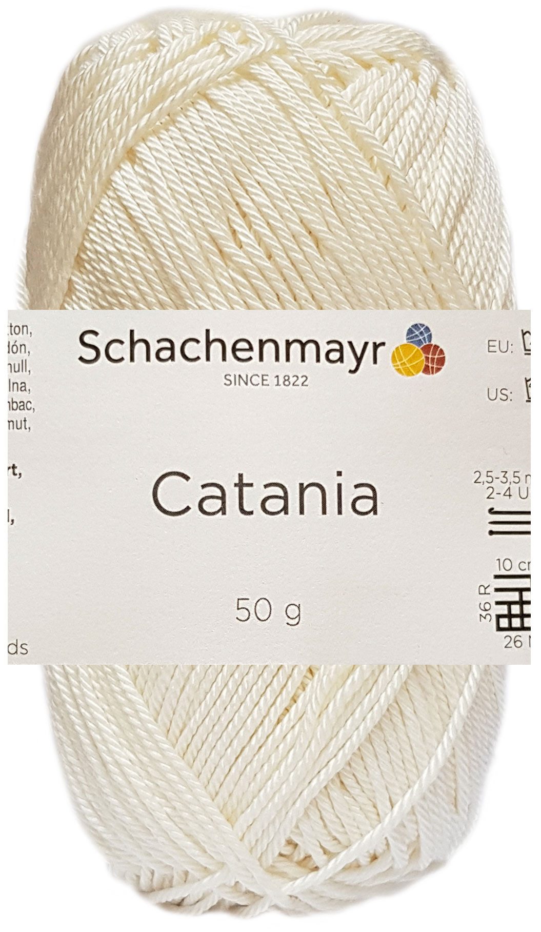 Schachenmayr 50 Gramm Schachenmayr Catania Farbauswahl Bastelgarn, 125 m
