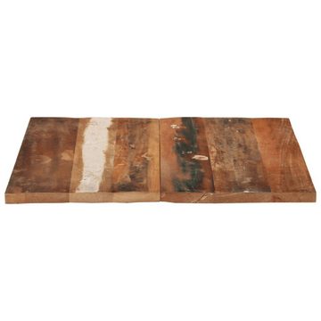 vidaXL Tischplatte Tischplatte Quadratisch 70x70 cm 25-27 mm Altholz Massiv (1 St)