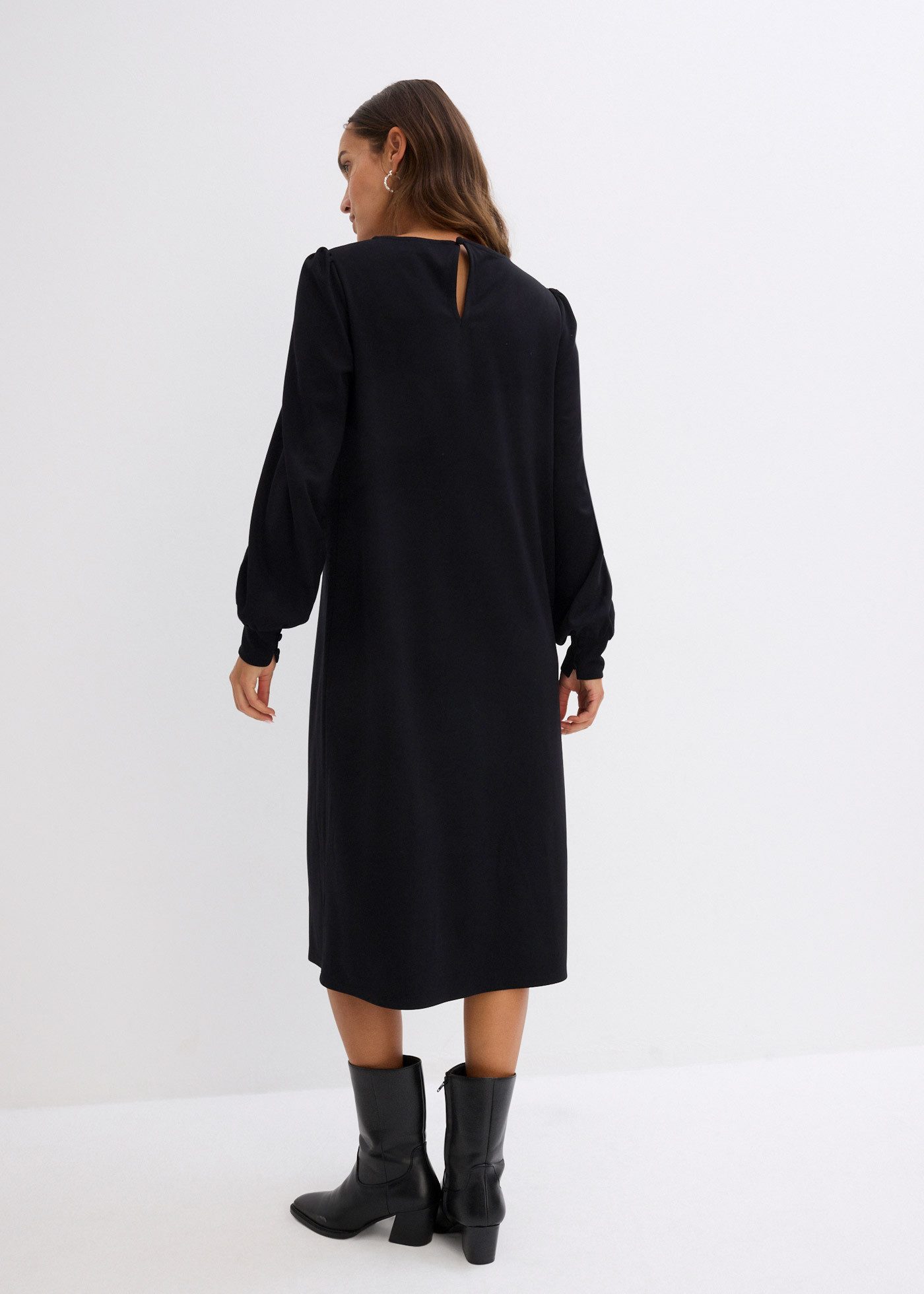 bonprix Jerseykleid Jerseykleid aus Punto di Roma günstig online kaufen