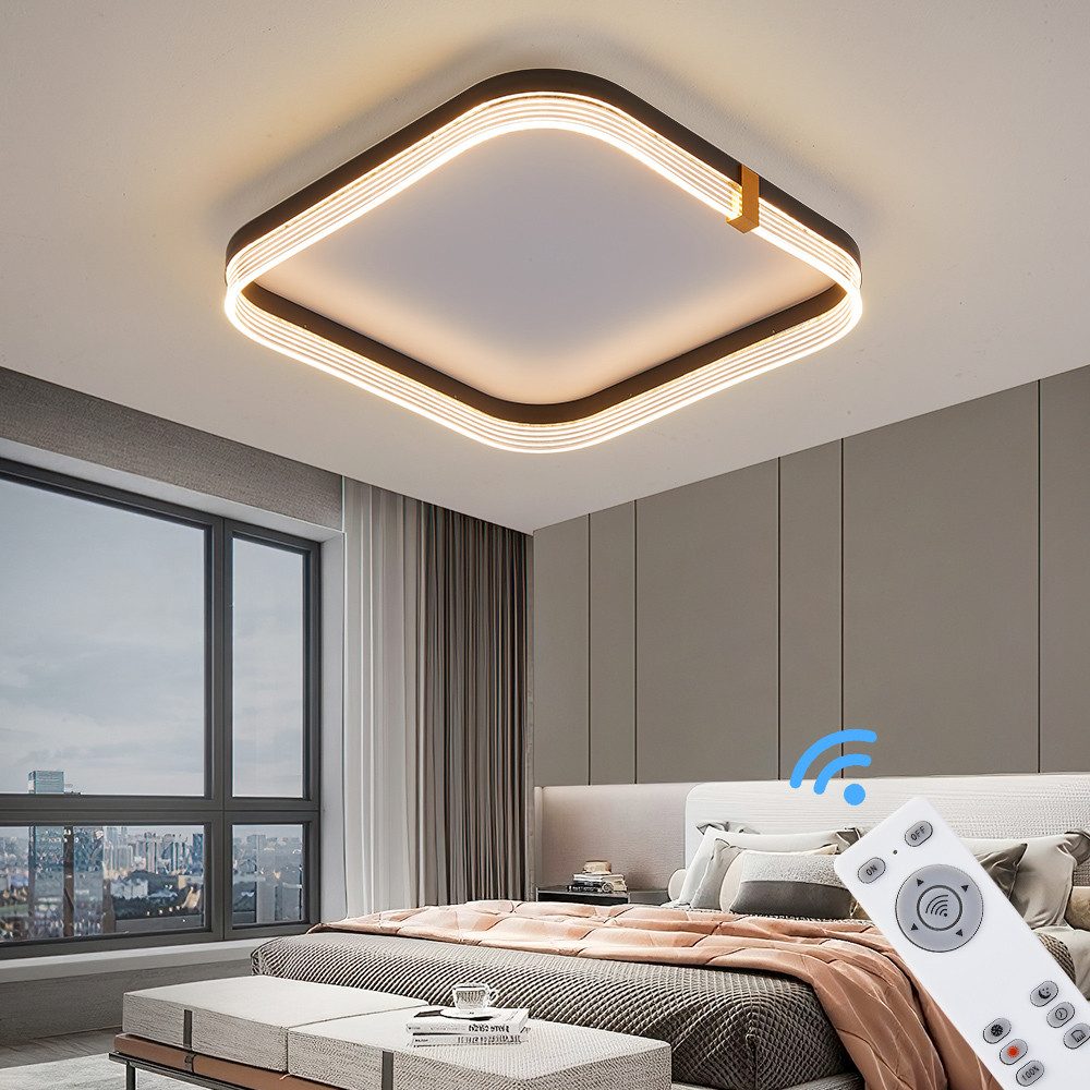 Eurotondisplay LED Deckenleuchte LED Deckenleuchte Fernbedienung/Handy-App günstig online kaufen