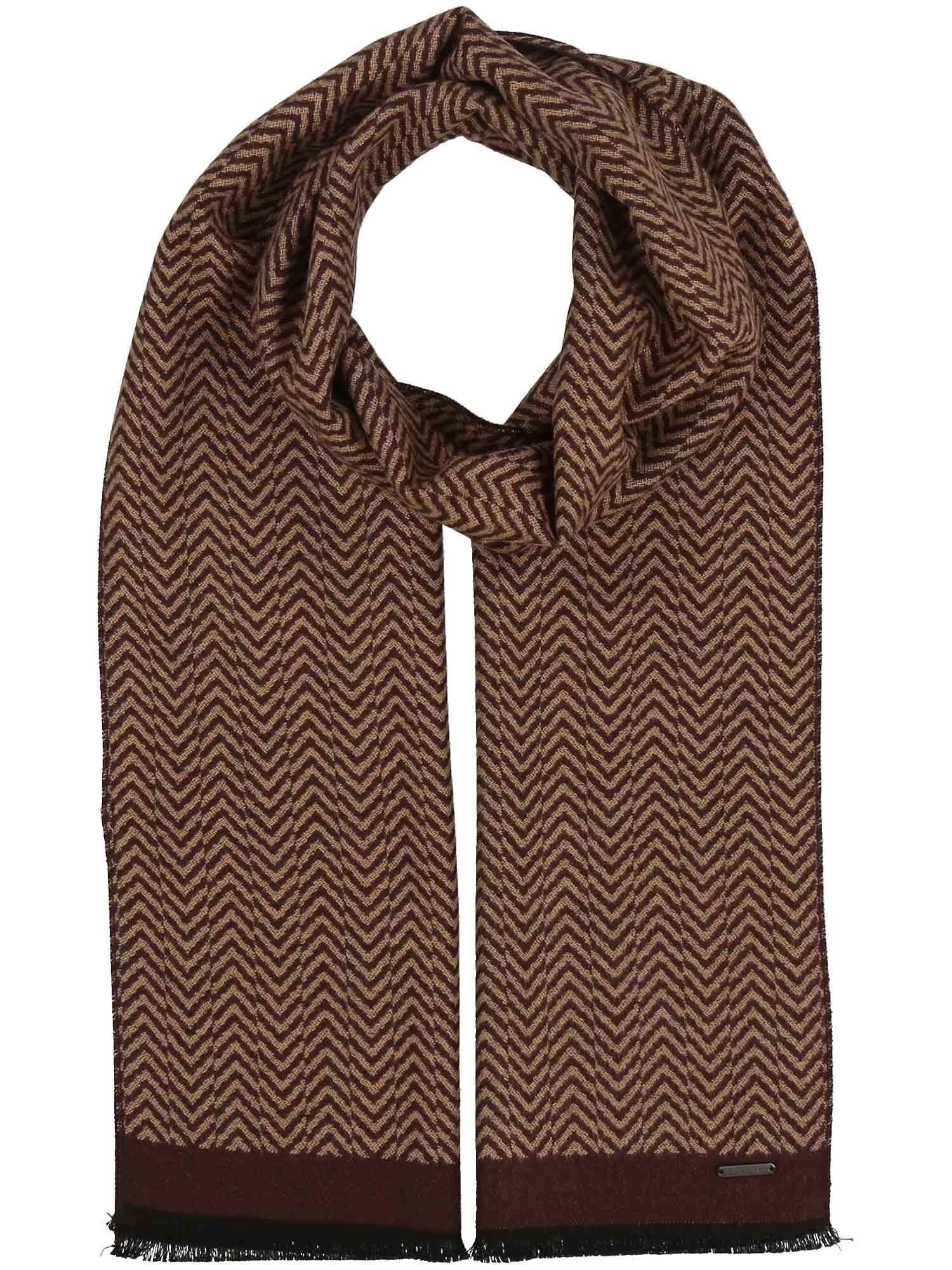 bugatti Modeschal Viskose Schal, (Schnittfranse)