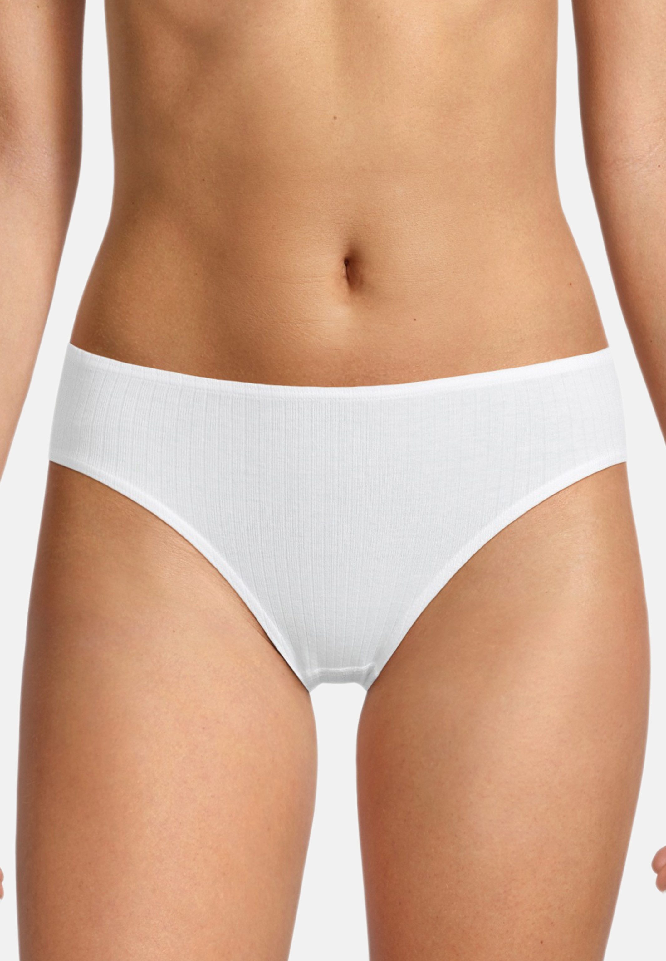 conta Hüftslip 3er Pack Feinripp (Spar-Set, 3-St) Hüftslip - Baumwolle - Atmungsaktiv - Ummantelter Elastikbund