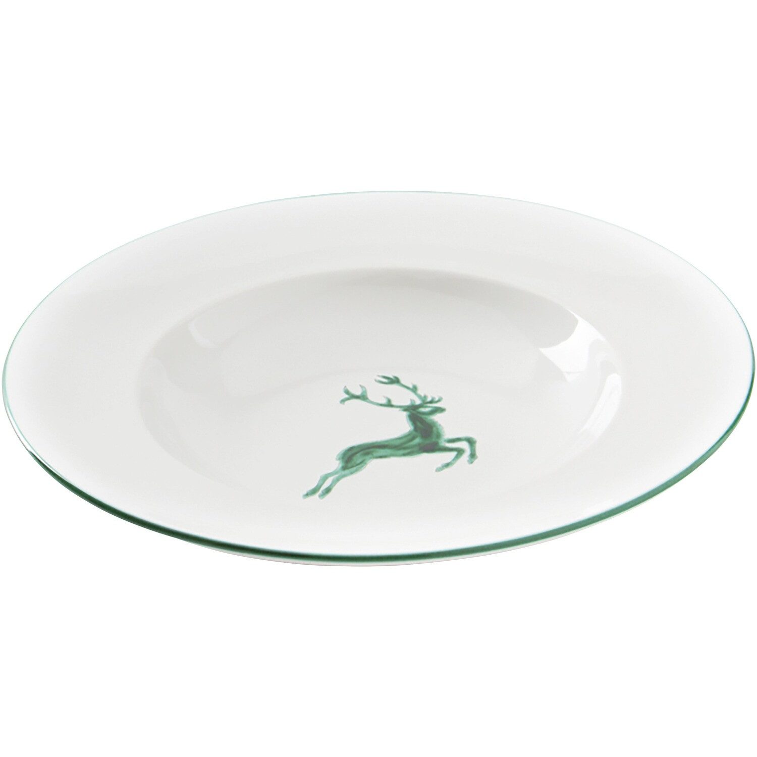 Gmundner Keramik Speiseteller Pastateller Gourmet Hirsch