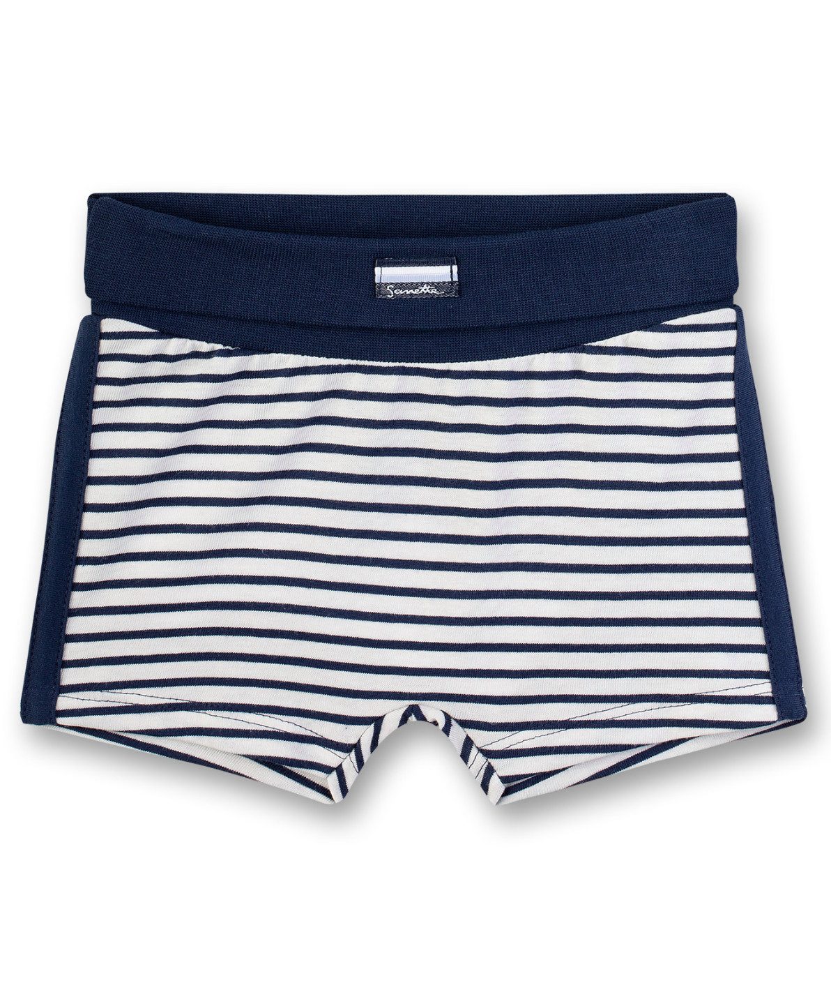 Sanetta Sweatshorts Baby Shorts Jungen Baumwolle Streifen bequem Sommer