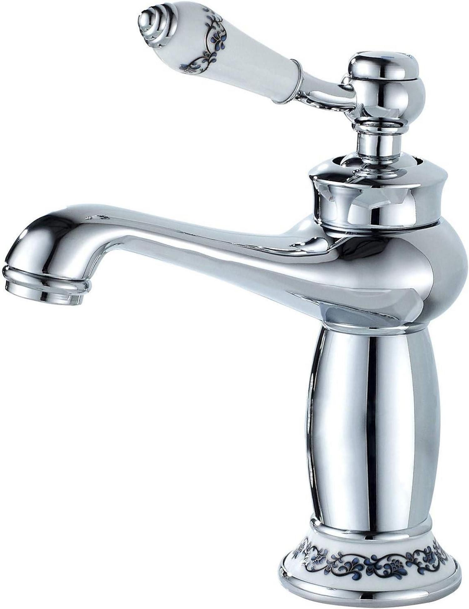LuxusKollektion Waschtischarmatur Retro Wasserhahn Messing Einhebelmischer günstig online kaufen