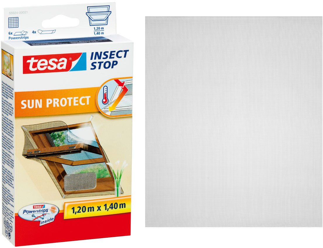Insektenschutz-Fensterrahmen Insect Stop Comfort Fliegengitter für Fenster - 1,2 m : 1,4 m