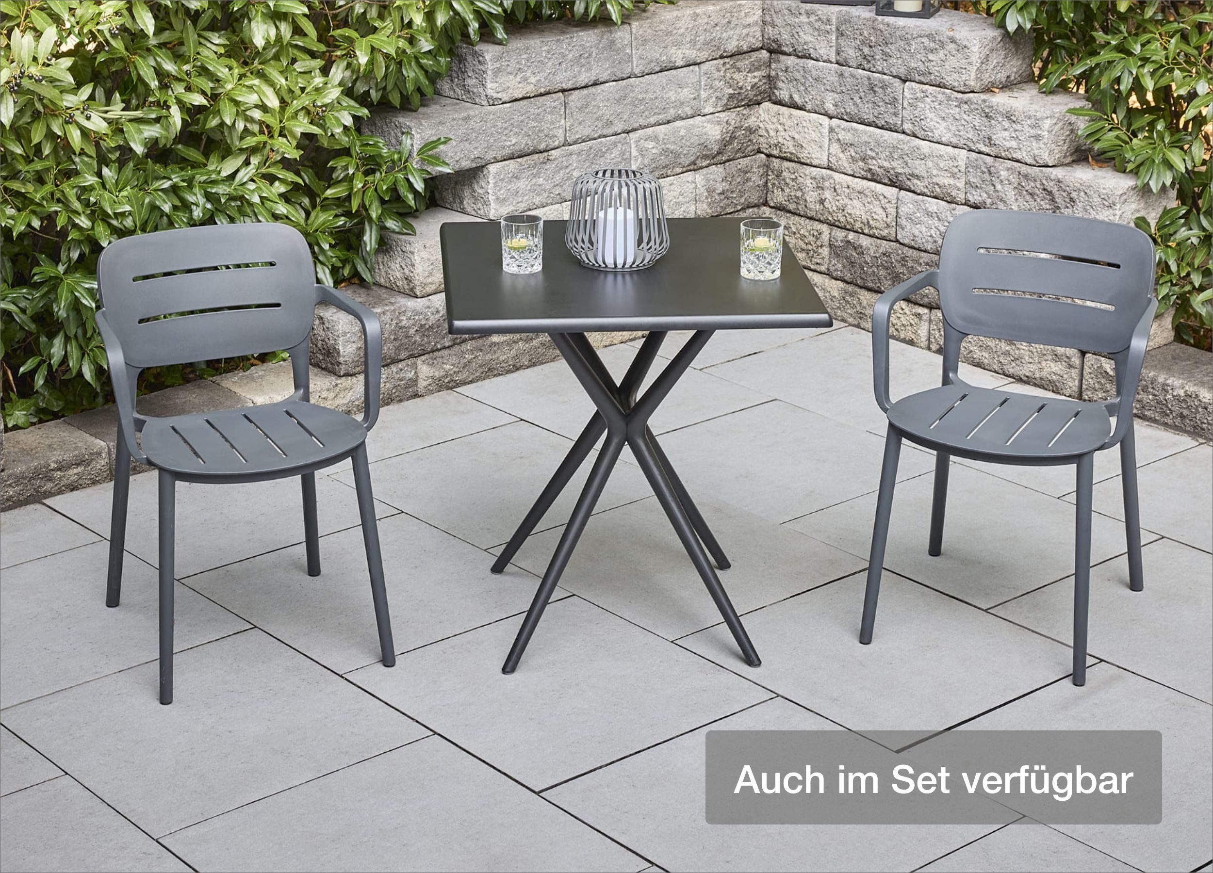 LC Garden Stapelstuhl LC Garden »Veti« Gartenstuhl Stapelstuhl Bistrostuhl (1 St)