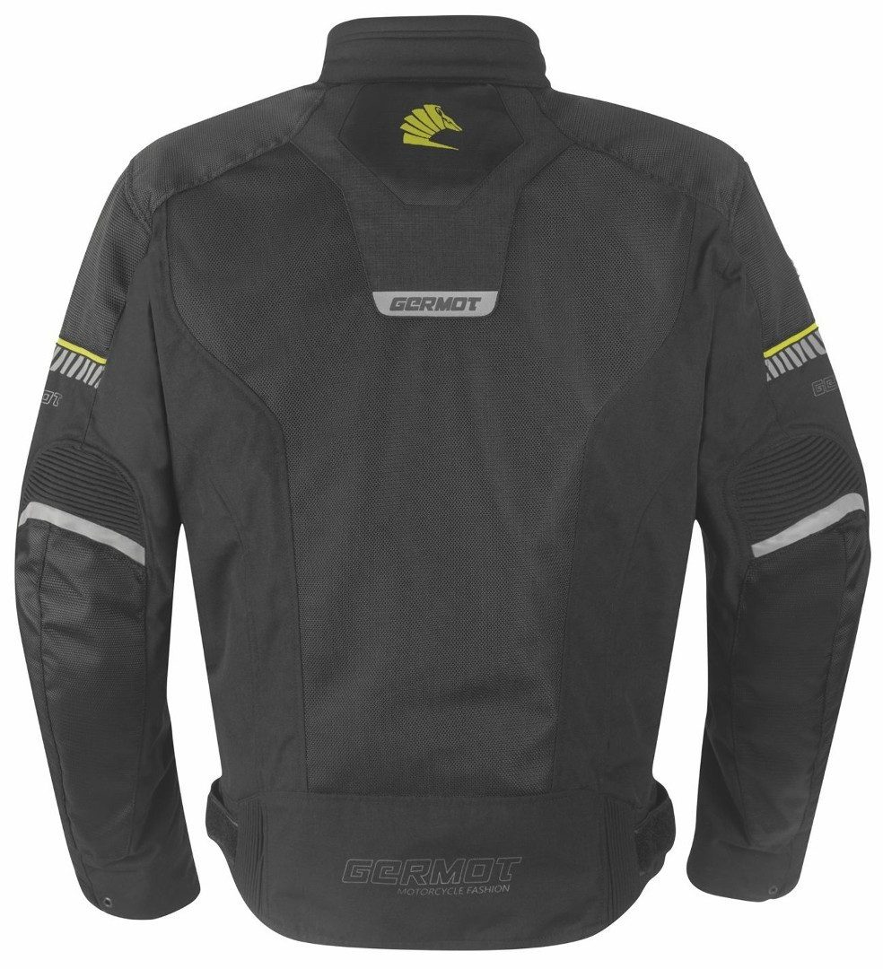 Germot Motorradjacke X-Air Evo Pro Motorrad Textiljacke (herausnehmbares Innenfutter, wasserdicht) herausnehmbares Innenfutter,wasserdicht