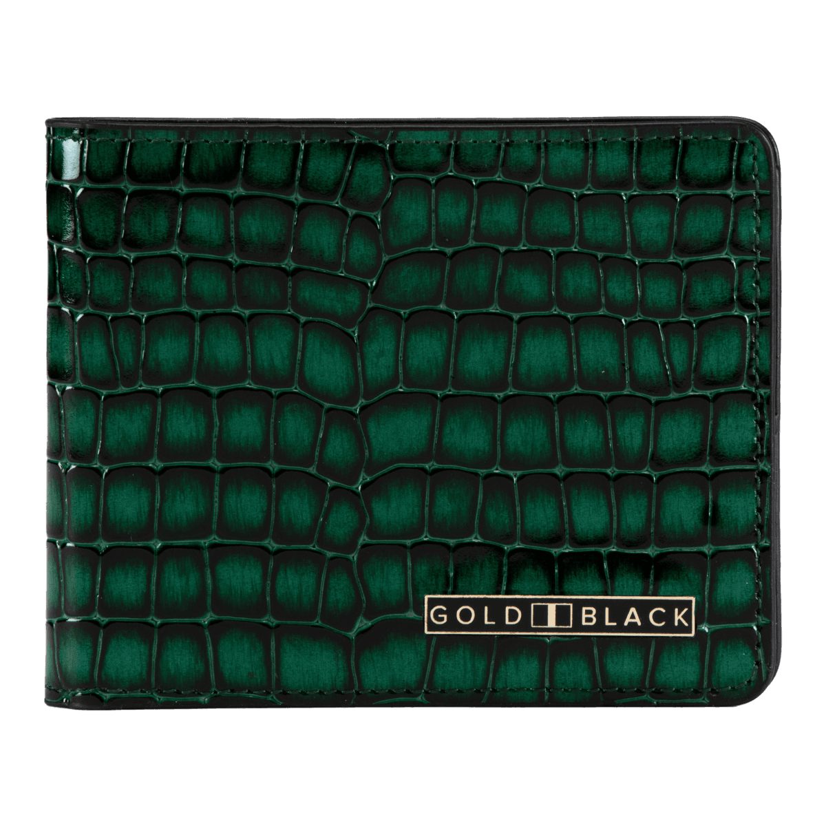 Geldbörse GOLDBLACK Geldbörse GM Leder MILANO-Design Grün