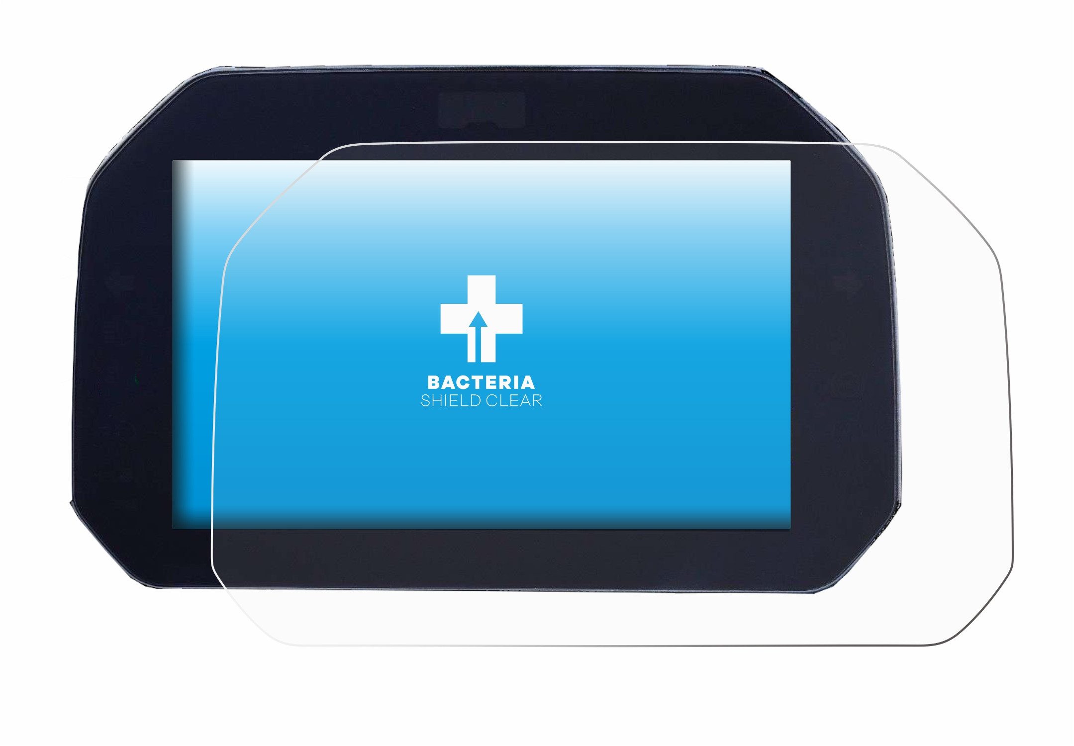 upscreen Displayschutzfolie Schutzfolie für BMW S 1000 XR K69 2024 TFT 6.5", Displayschutz Schutz Folie Klar antibakteriell