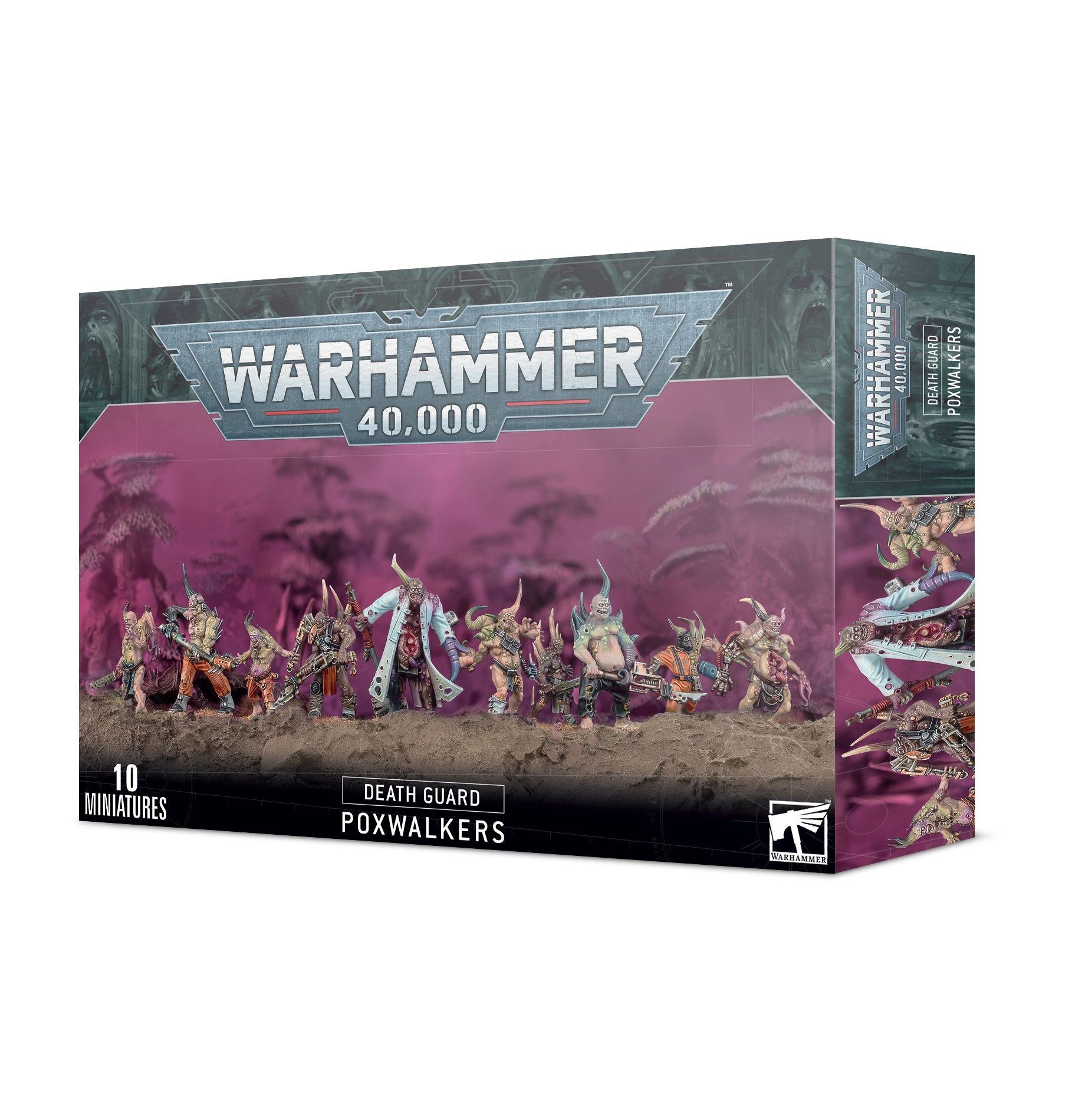 Spielfigur Warhammer 40.000 Death Guard Poxwalkers
