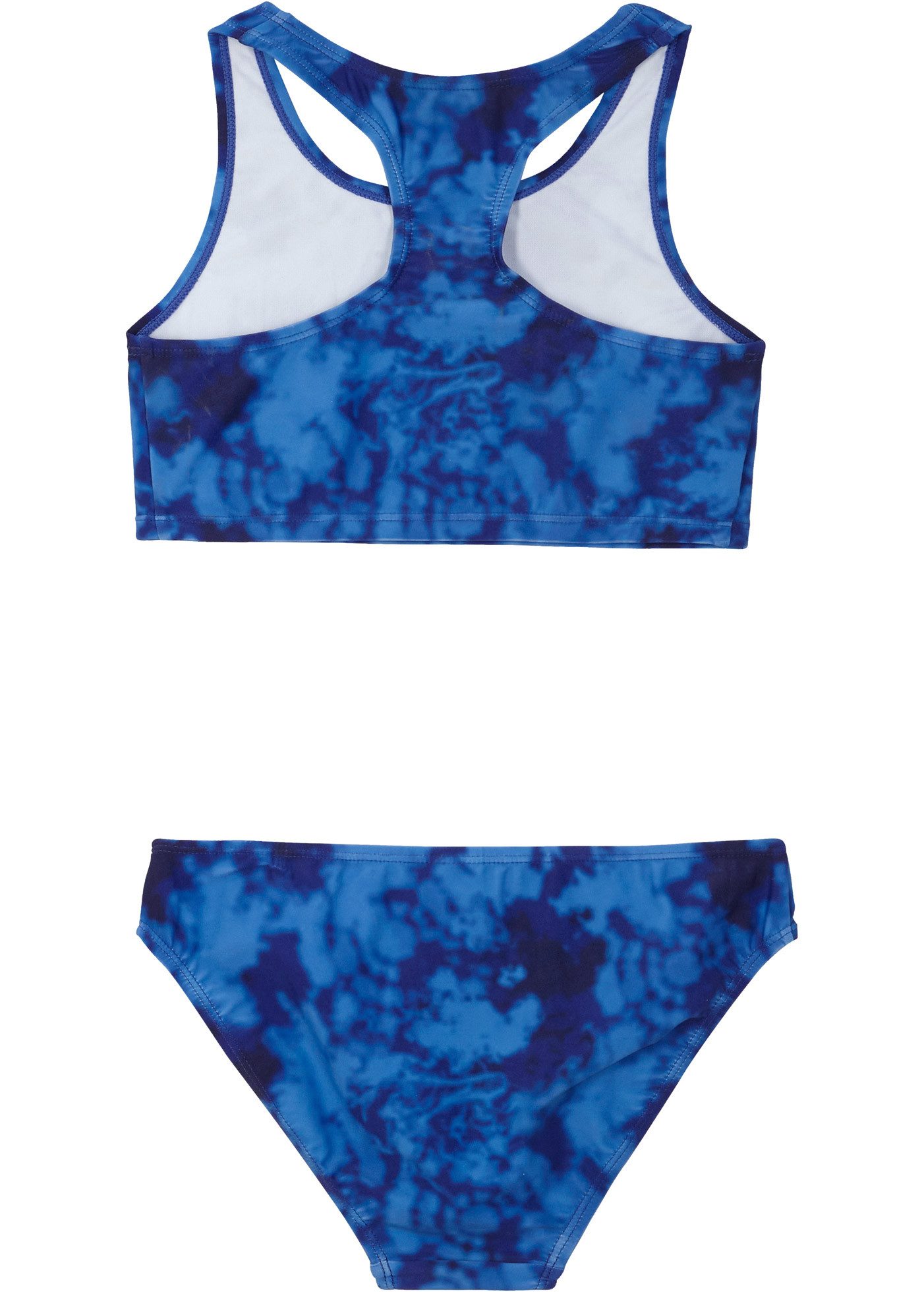 bonprix Bustier-Bikini (Set, 2-St) sportlicher Batik-Look, mit Elasthan-Anteil