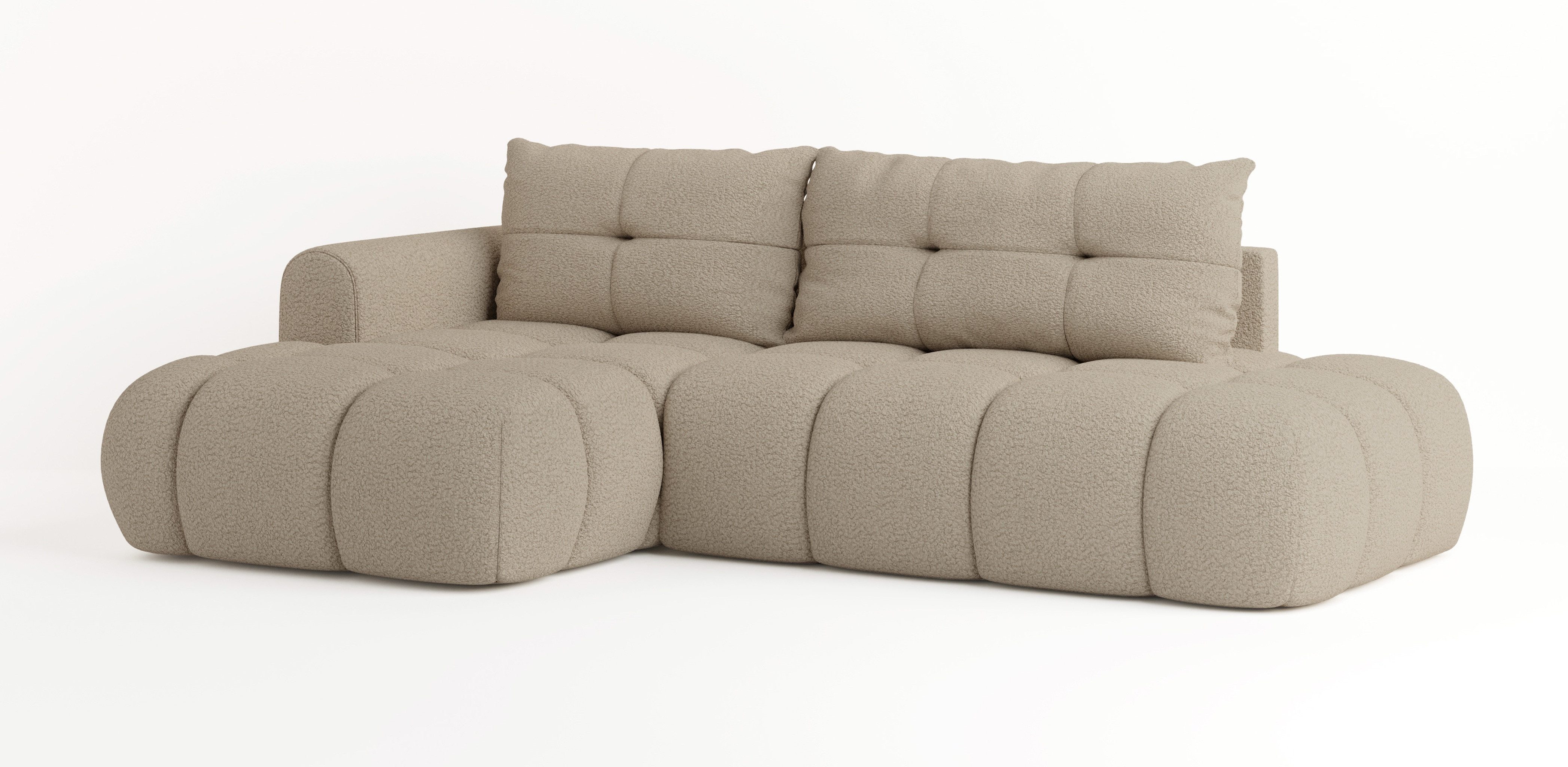 Masseno Ecksofa FLUMA mit Schlaffunktion L-Form, günstig online kaufen