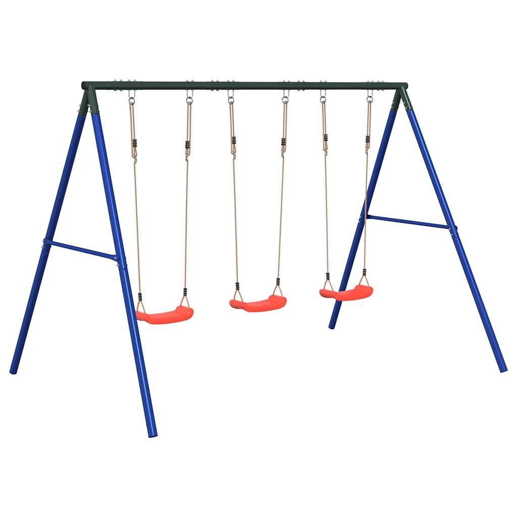 vidaXL Spielturm Schaukel-Set mit 3 Schaukelsitzen