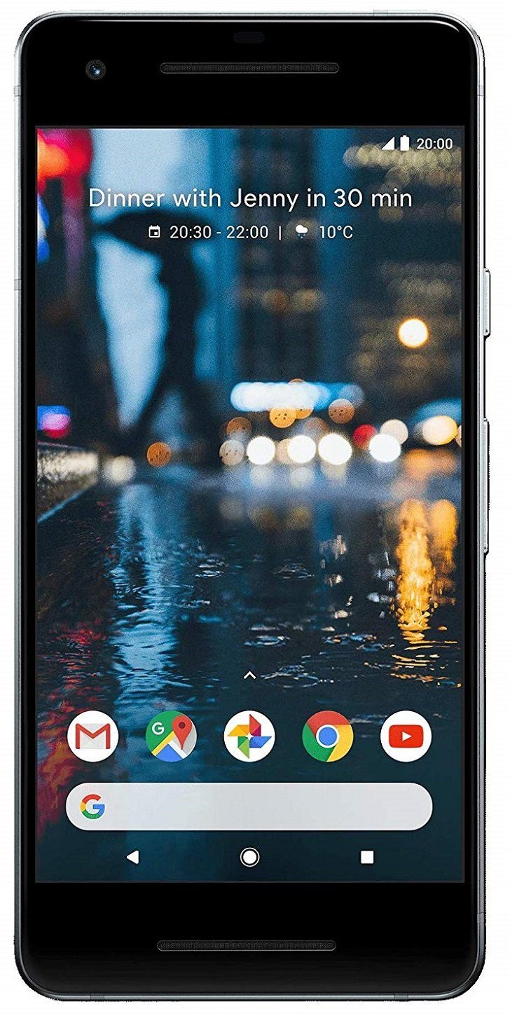 Google Pixel 2 Kamera, 12,2 cm/5,0 Speicherplatz, (12,70 Smartphone MP Schnellladefunktion) 64 mit GB Akku Zoll