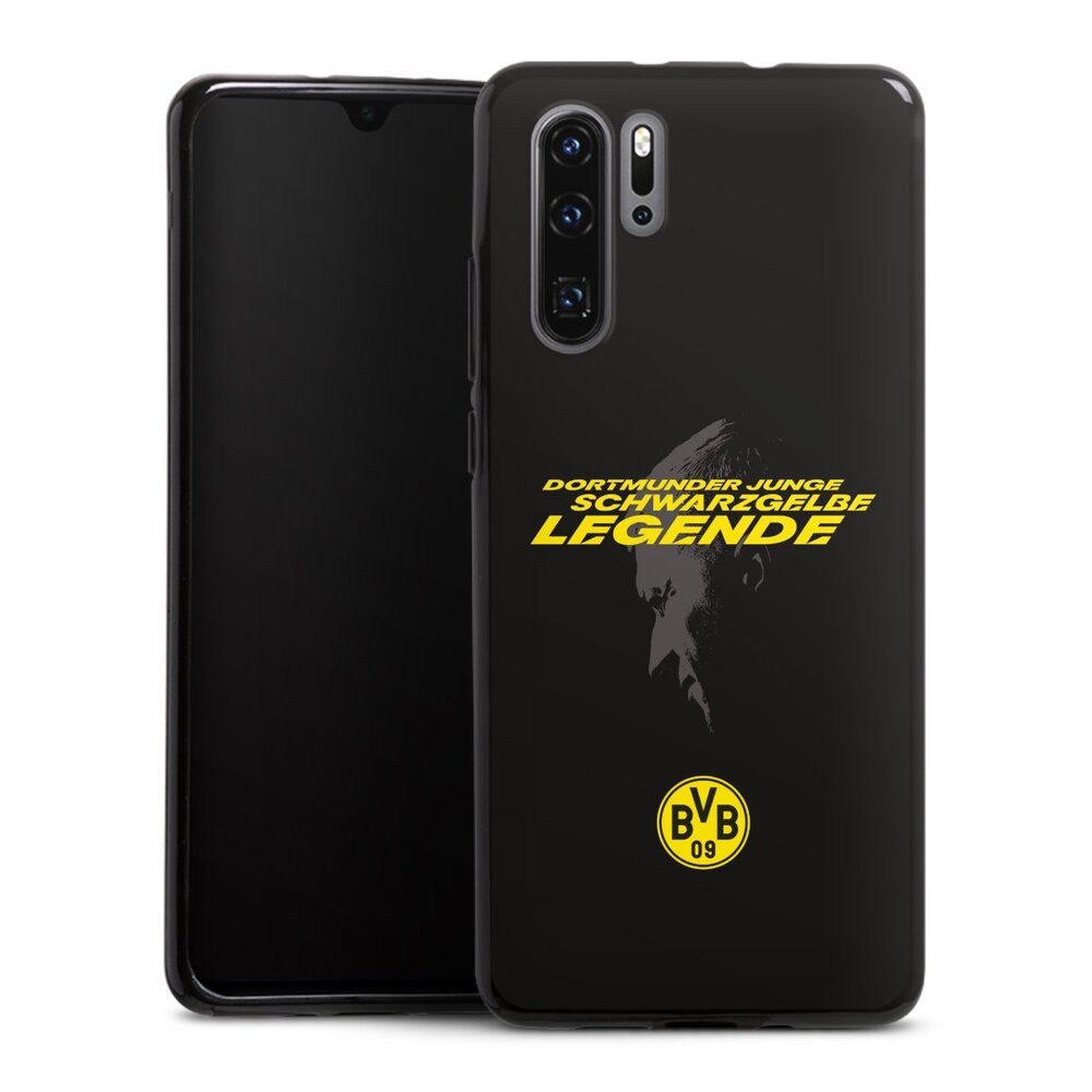 DeinDesign Handyhülle Marco Reus Borussia Dortmund BVB Danke Marco Schwarzgelbe Legende, Huawei P30 Pro New Edition Silikon Hülle Bumper Case Handy Schutzhülle
