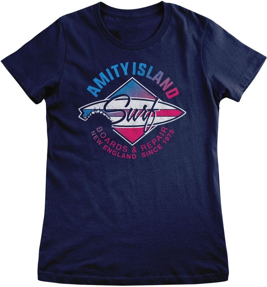 Jaws T-Shirt Jaws Boards & Repair Since 1975 Girly Tee