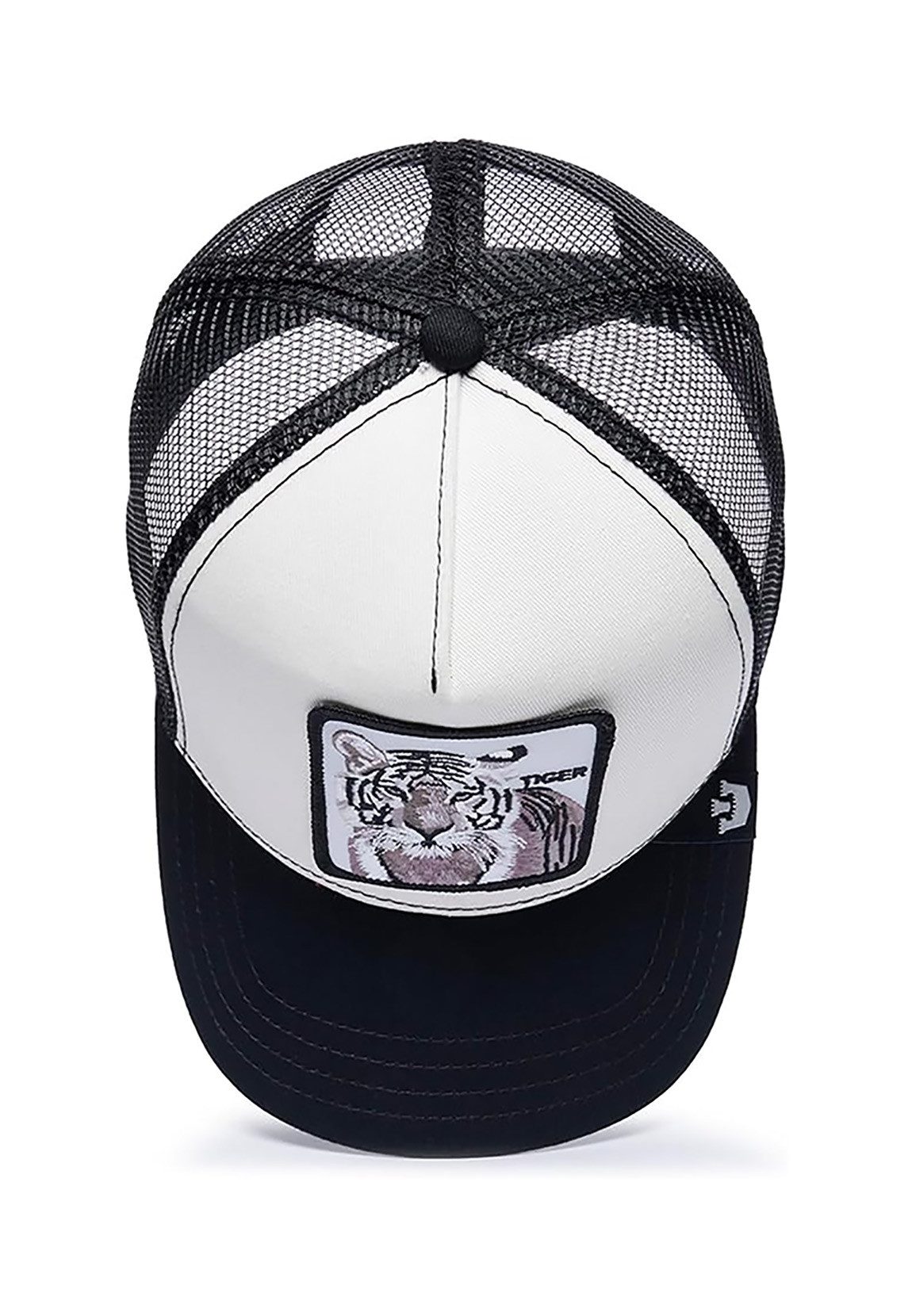 GOORIN Bros. Trucker Cap Goorin Bros. Trucker Cap The White Tiger Black White Schwarz Weiß