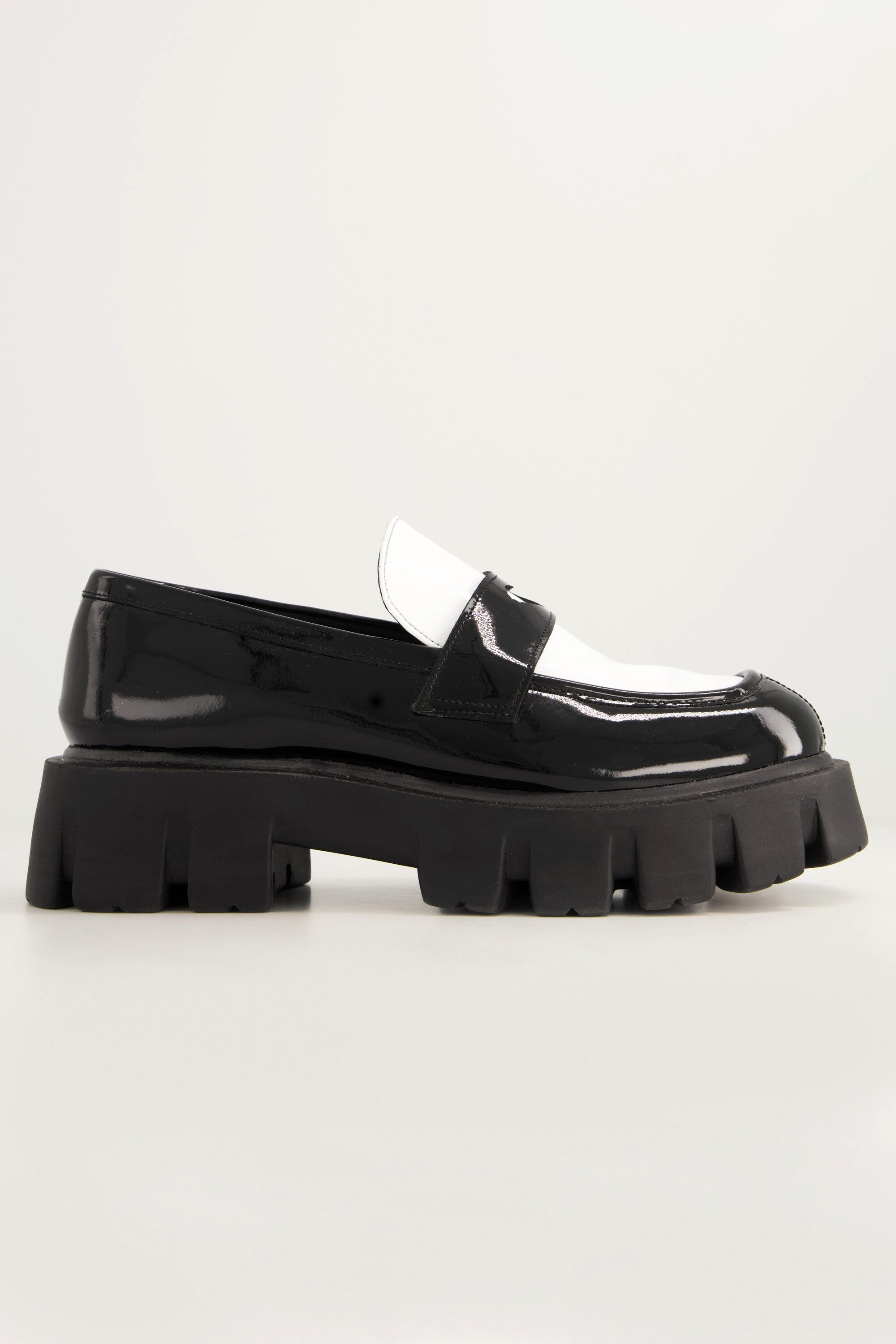 Studio Untold Leder-Loafer zweifarbig Weite H günstig online kaufen