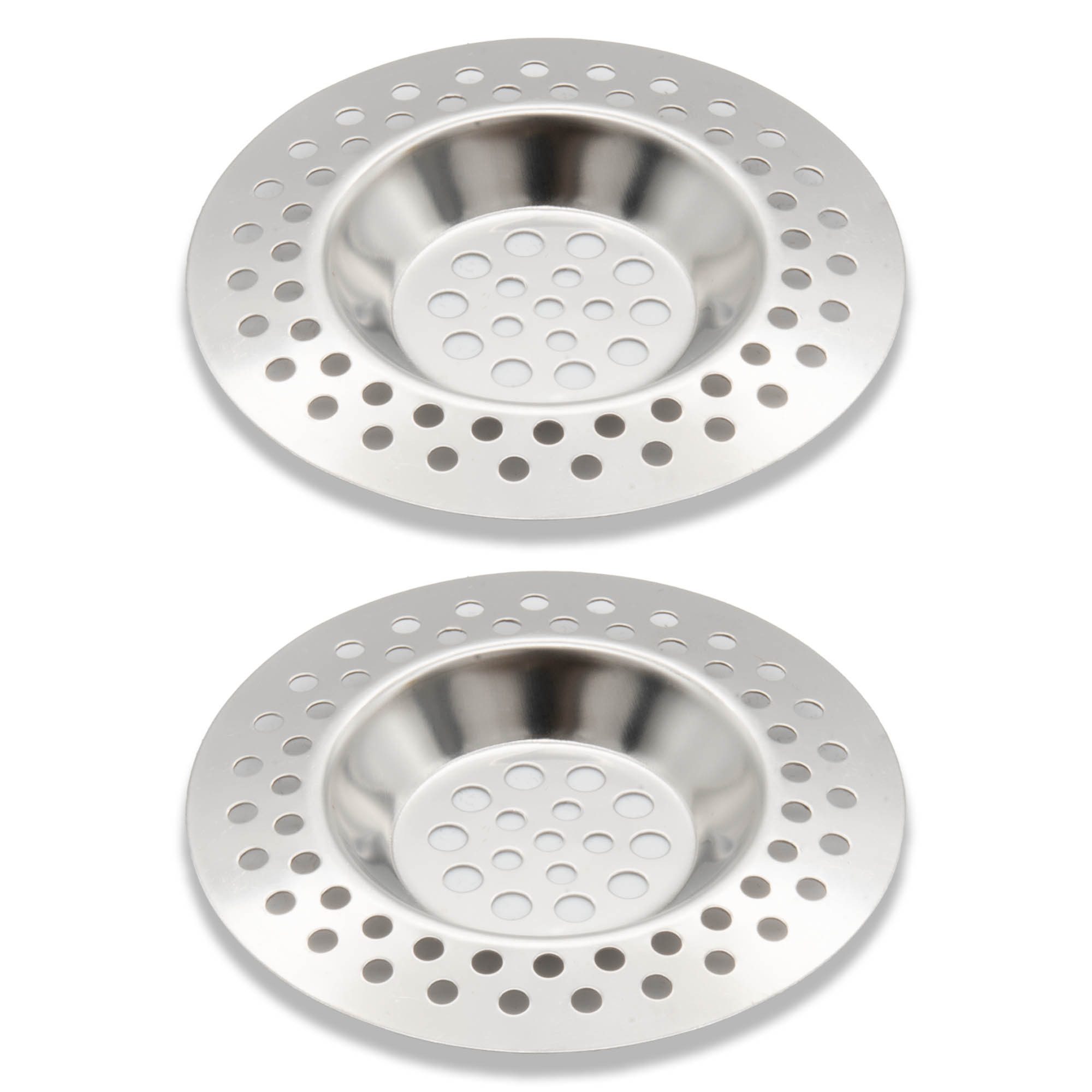Osma Abflusssieb 2x Abflusssieb Abfluss Sieb Abflussschutz, Spülbecken, Spüle, Dusche, Badewanne, Set