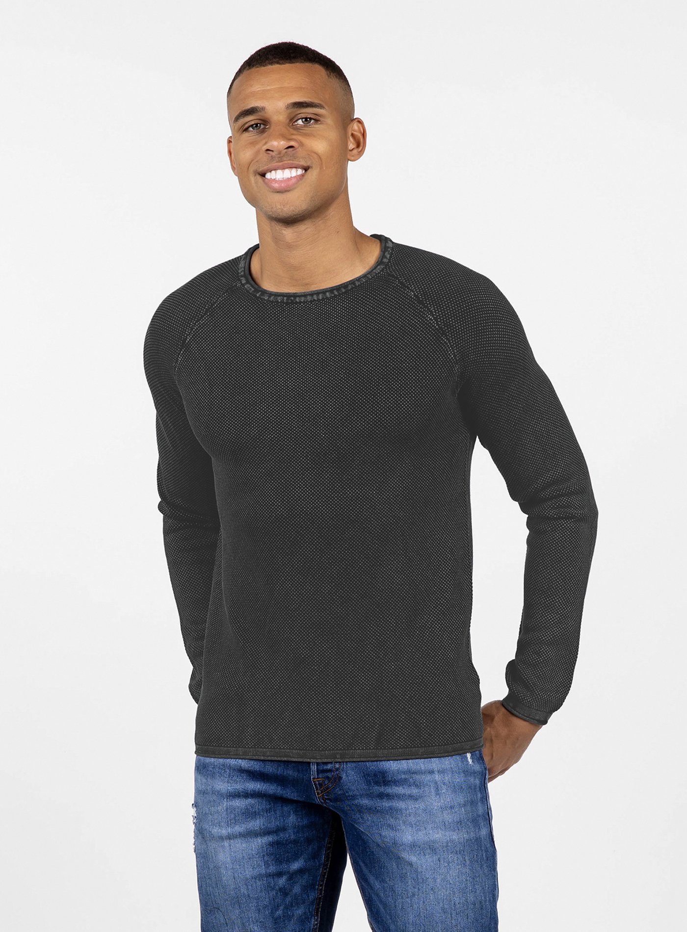 Key Largo Rundhalspullover MST THOMAS round neck (1-tlg)