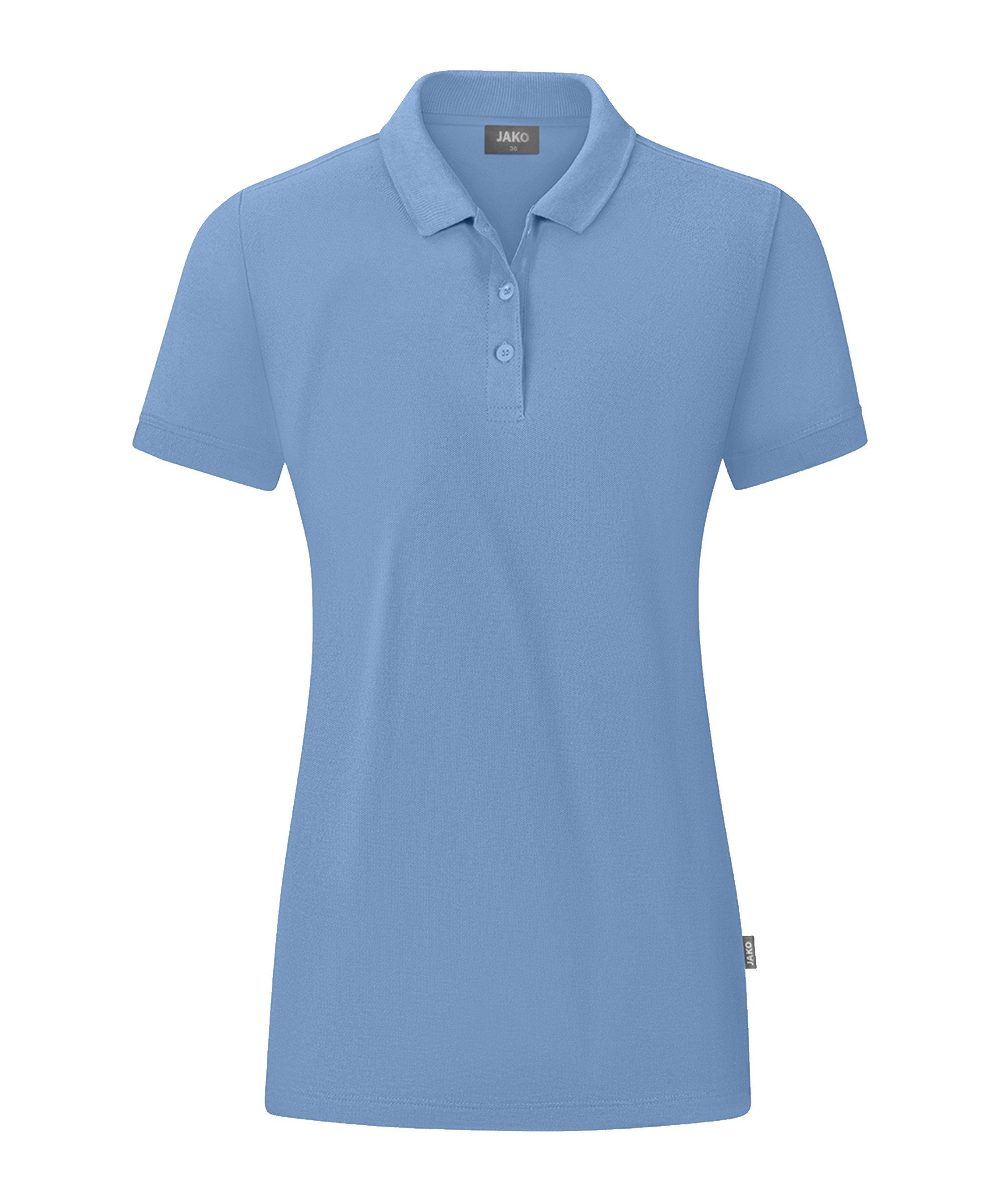 Jako Poloshirt Organic Poloshirt Damen Nachhaltiges Produkt blaublau