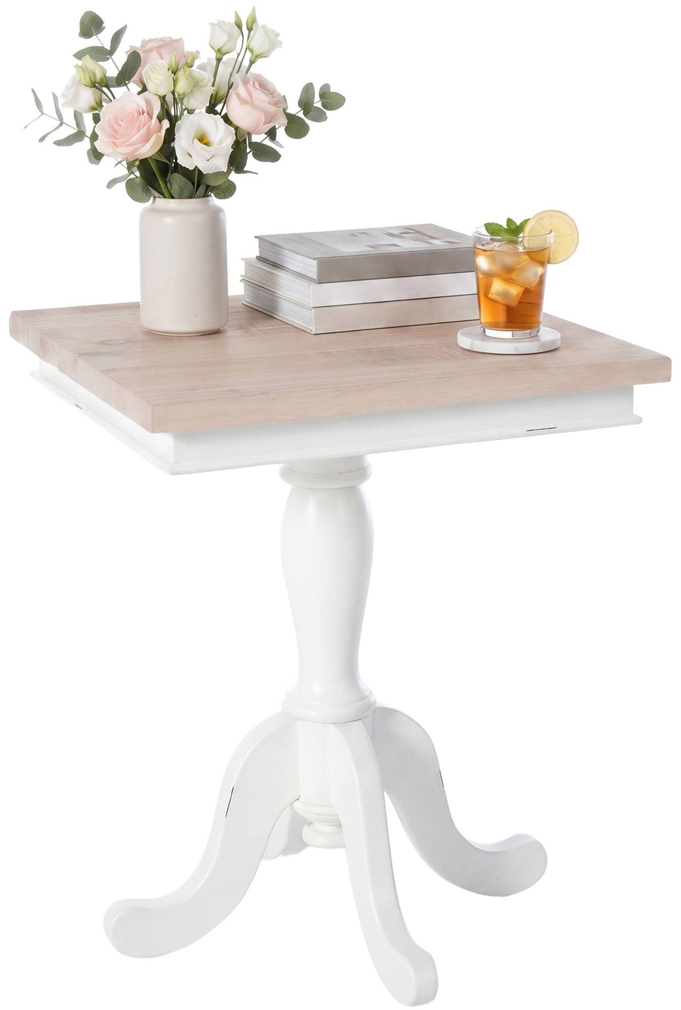 CLP Beistelltisch Lorne (1er), Sofatisch im Landhausstil, Shabby Chic