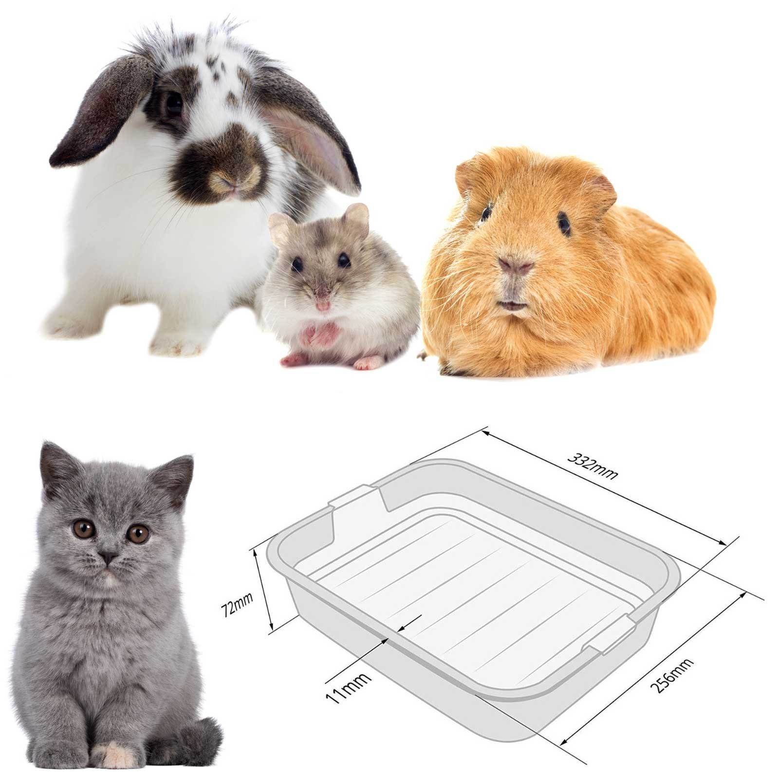 4BIG.fun Katzentoilette Katzentoilette Kleintiere Katzenklo Kätzchen, Kätzchentoilette