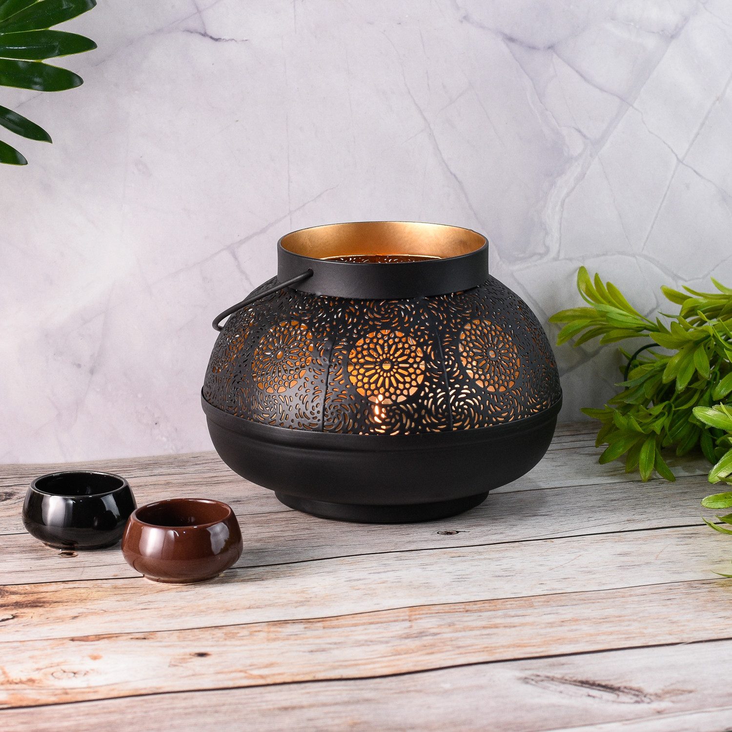 Marrakesch Orient & Mediterran Interior Kerzenlaterne Orientalische Garten günstig online kaufen