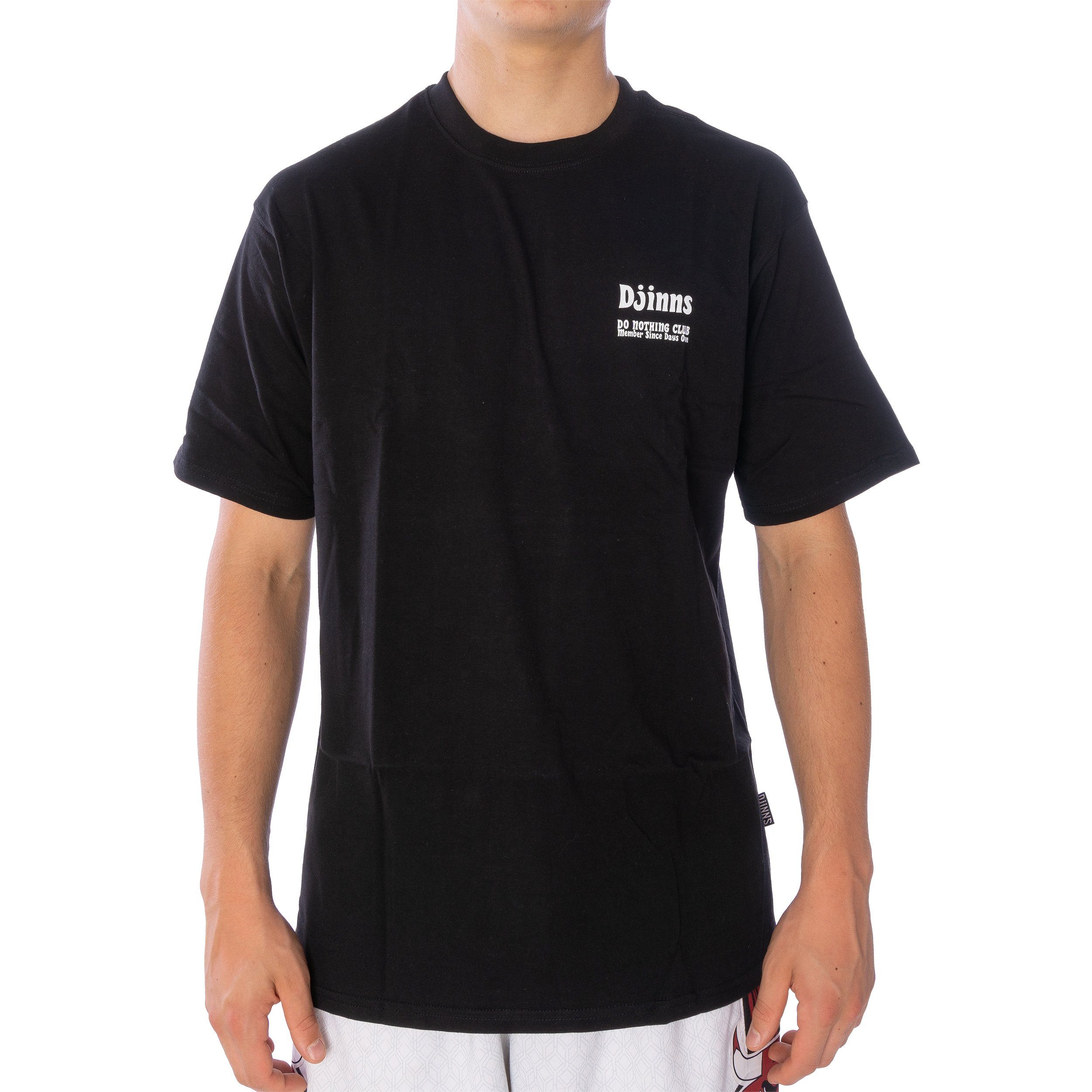 Herren T-Shirt schwarz Djinns Shirt Being Cheered (1-tlg) T-Shirt Djinns