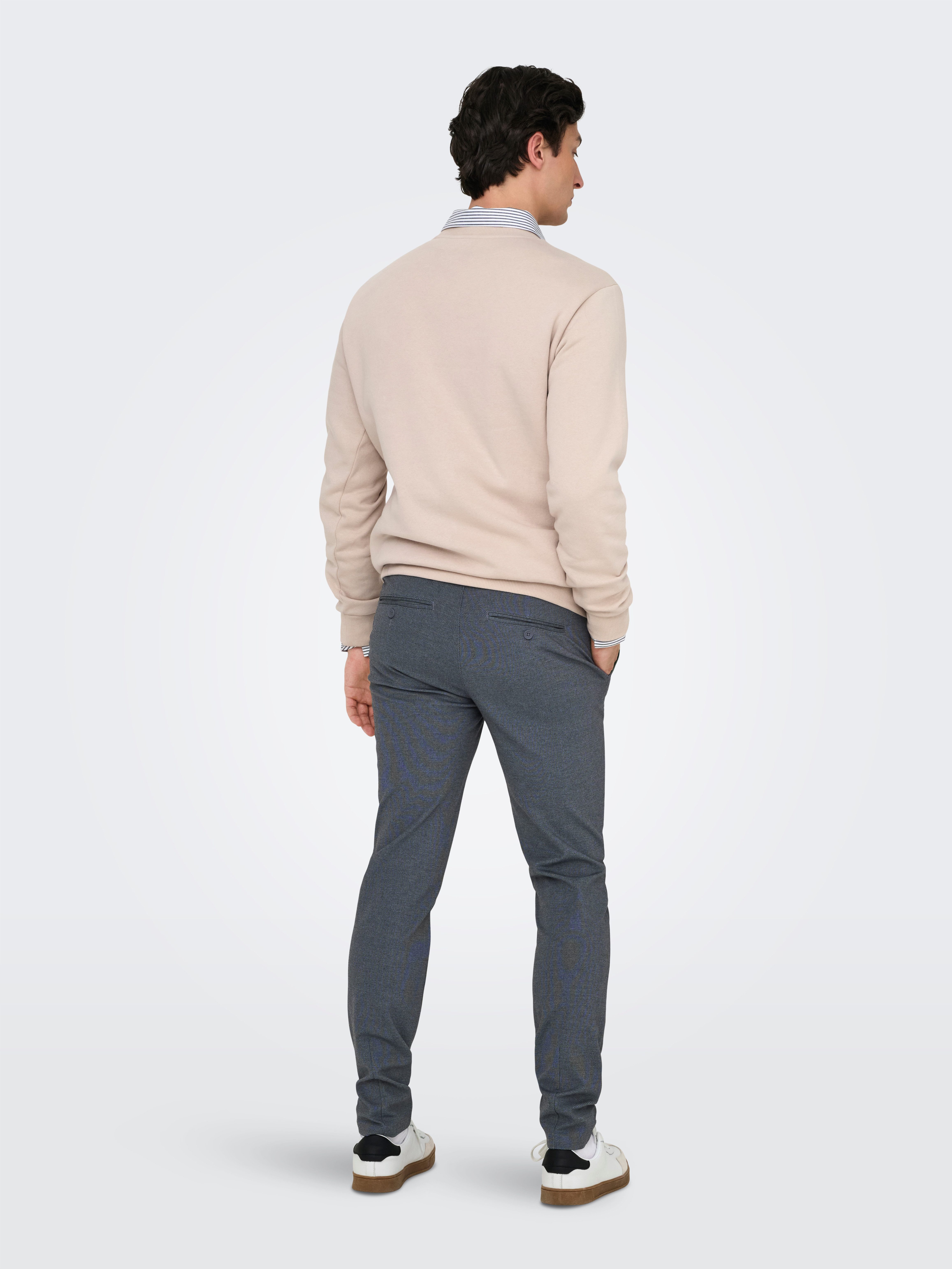 ONLY & SONS Chinos ONSMARK SLIM DITSY 020934 PANT NOOS Viskosemischung, slim fit