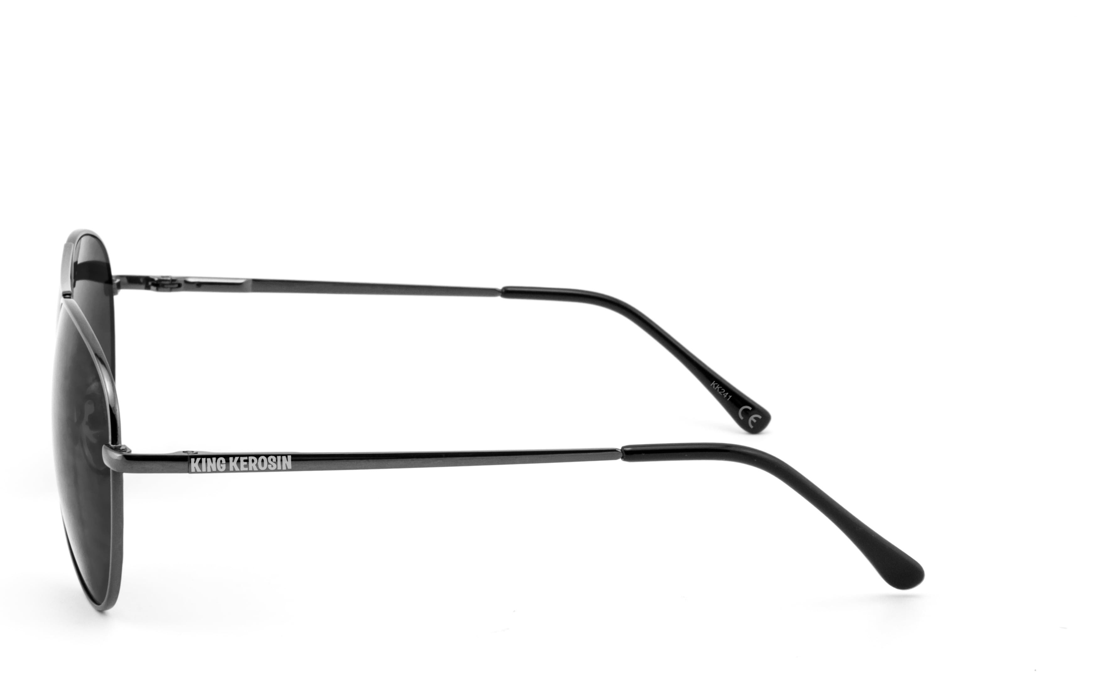 KingKerosin Sonnenbrille KK241 Bügel mit Flex-Scharnieren, Steinschlagbeständig