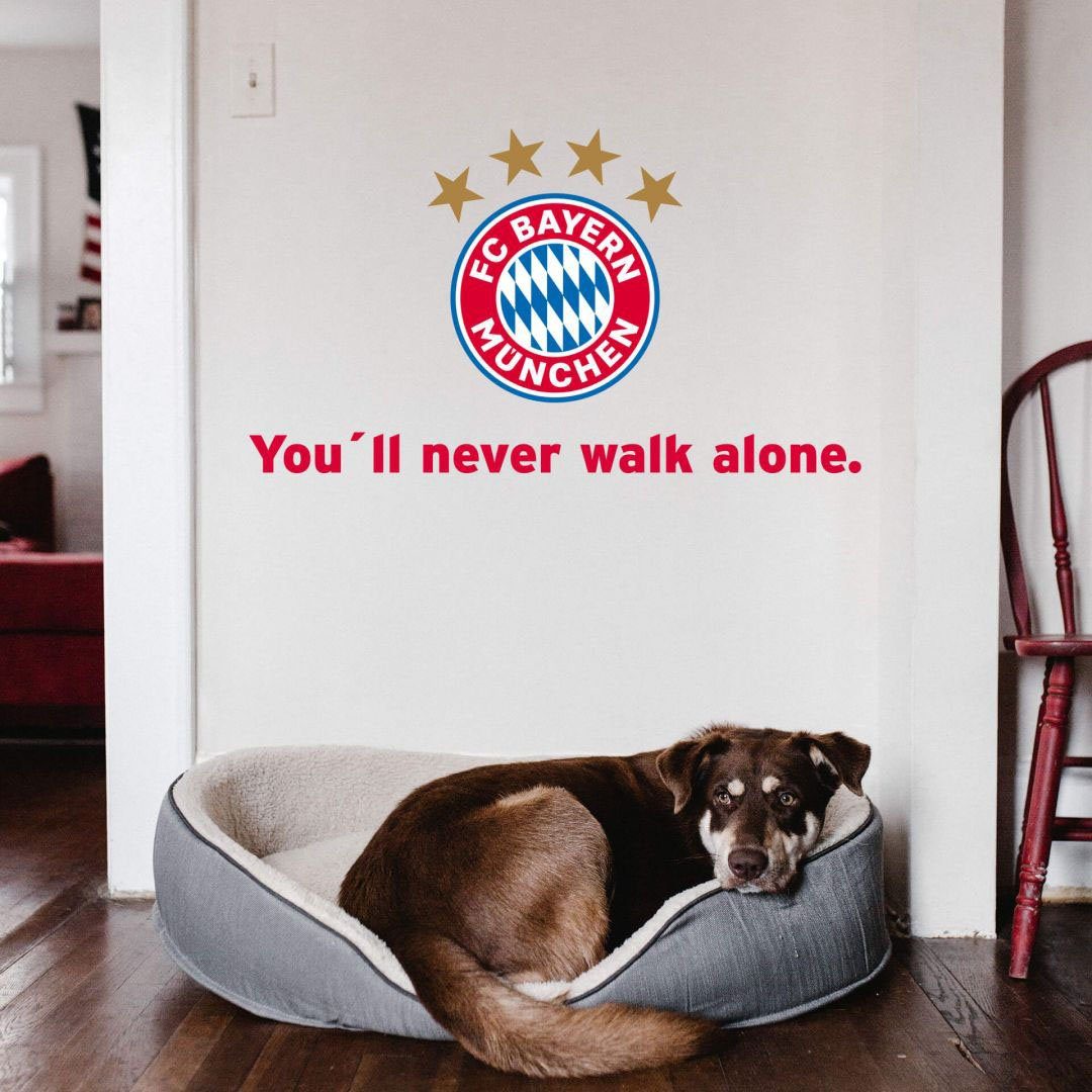 Wall-Art Wandtattoo »Fußball You'll never walk alone« (1 Stück)-HomeTrends
