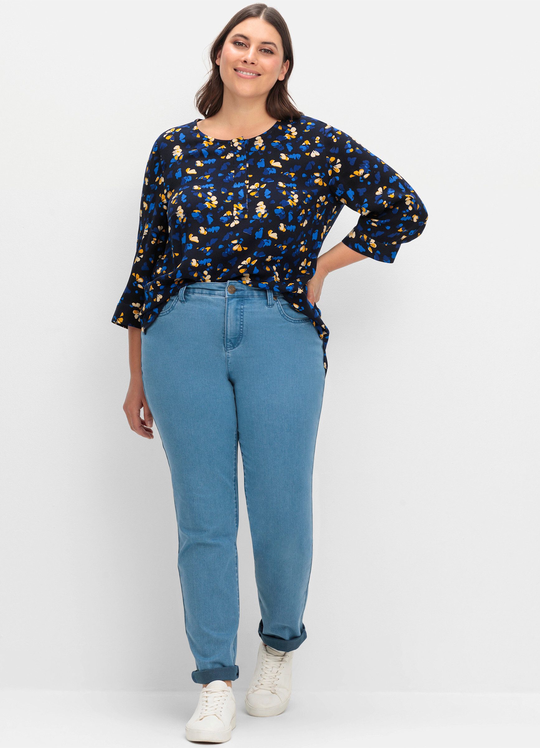 Sheego Klassische Bluse Tunika günstig online kaufen