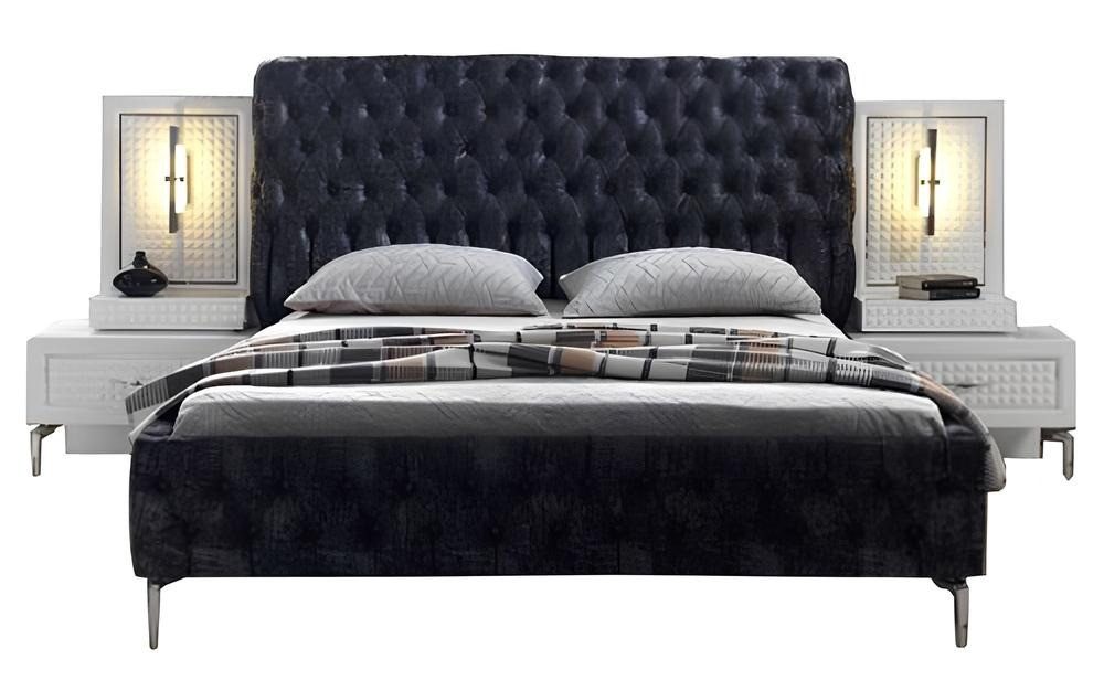 Bett Luxuriöses Chesterfield-Polsterdesign Schlafzimmer Möbel