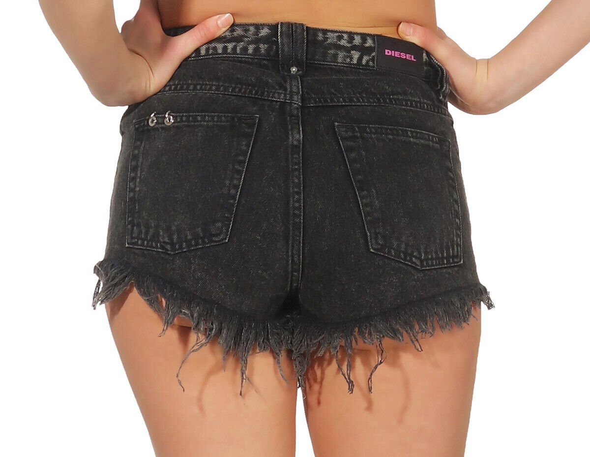 Diesel Jeanshotpants Diesel Damen Hotpants DE-GINGER 0IARO Hotpants
