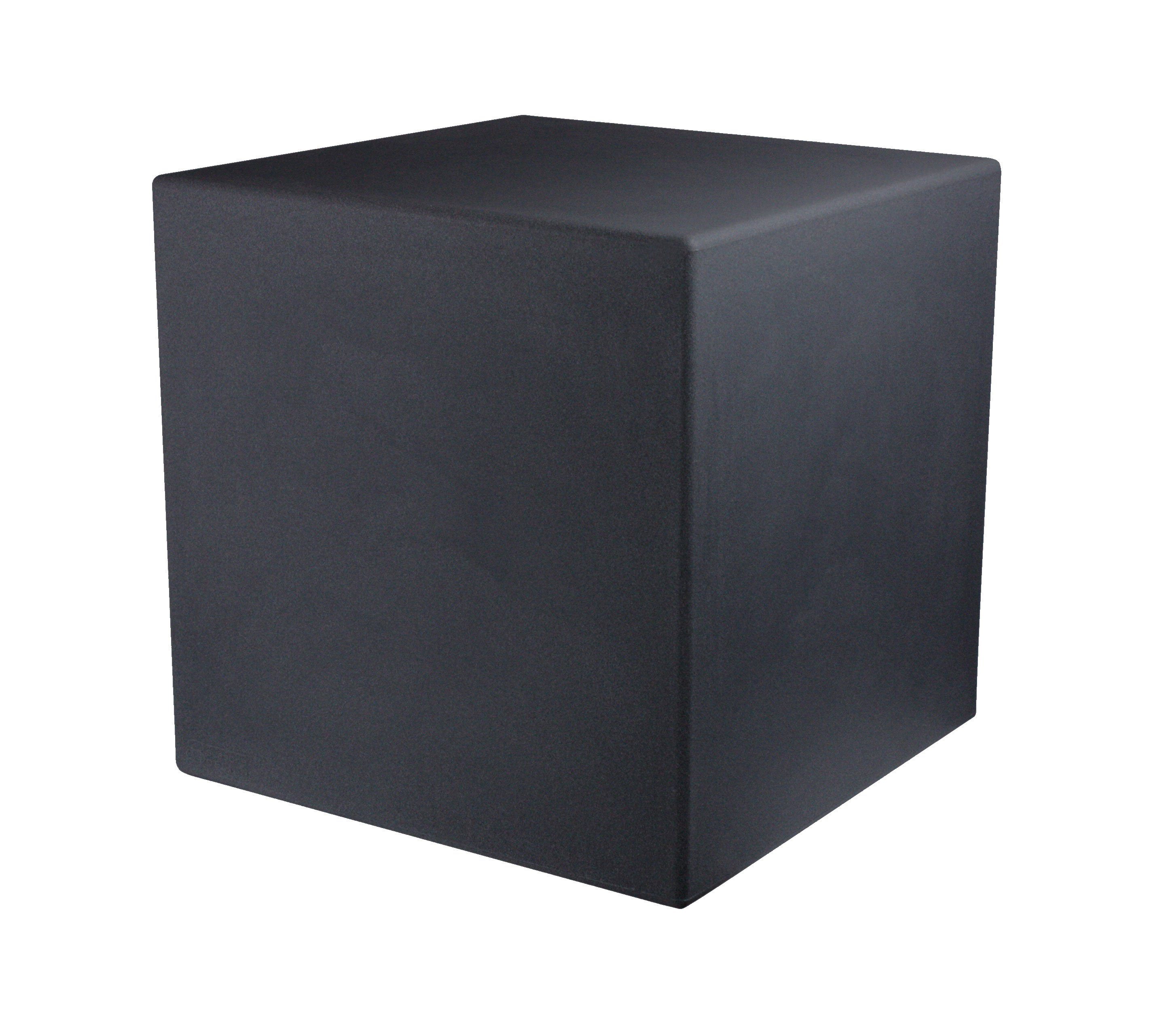 8 seasons design LED Würfel Shining Cube, LED WW, LED wechselbar, Warmweiß, 33 cm anthrazit für In- und Outdoor