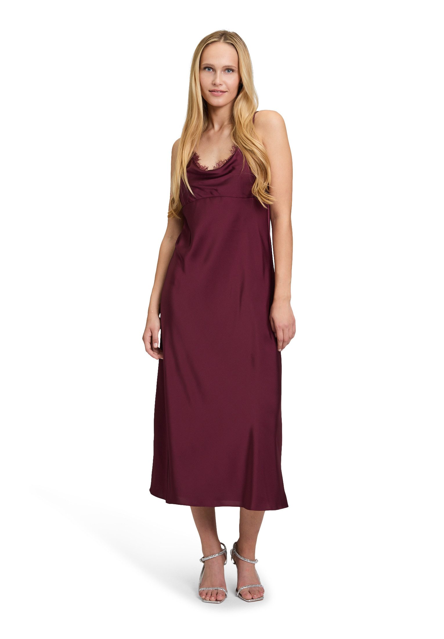 Vera Mont Abendkleid Damen Abendkleid mit Spitzeneinsatz günstig online kaufen