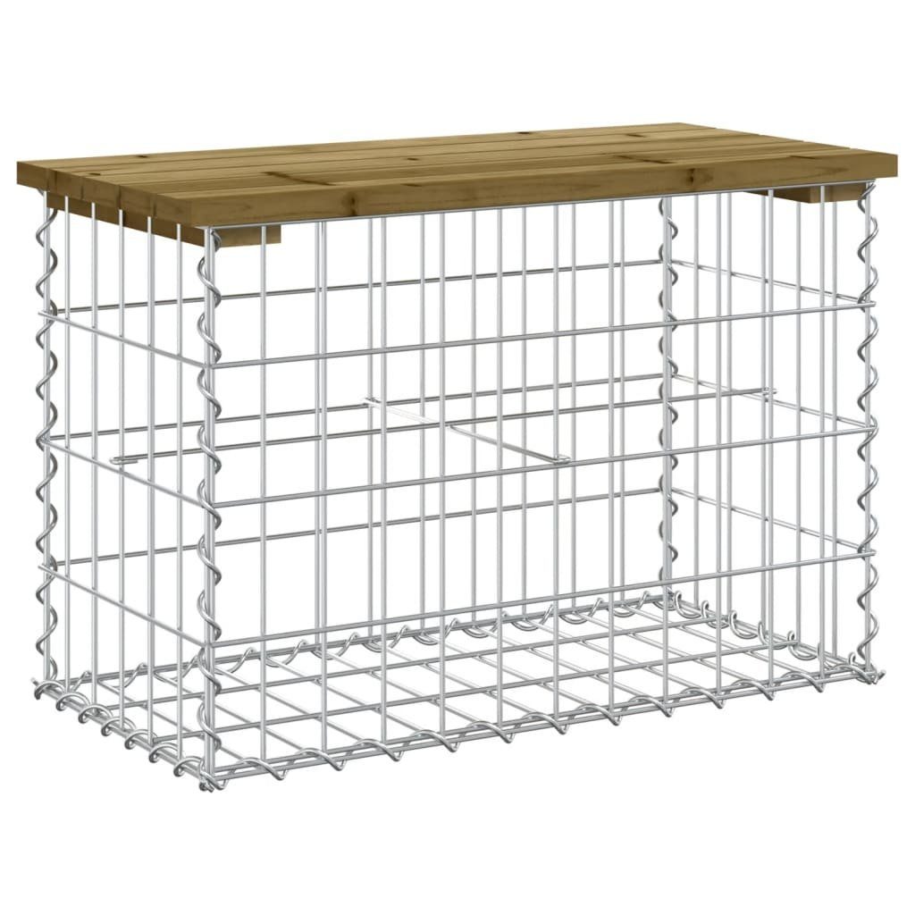 vidaXL Gartenbank Gartenbank aus Gabionen 63x31,5x42 günstig online kaufen