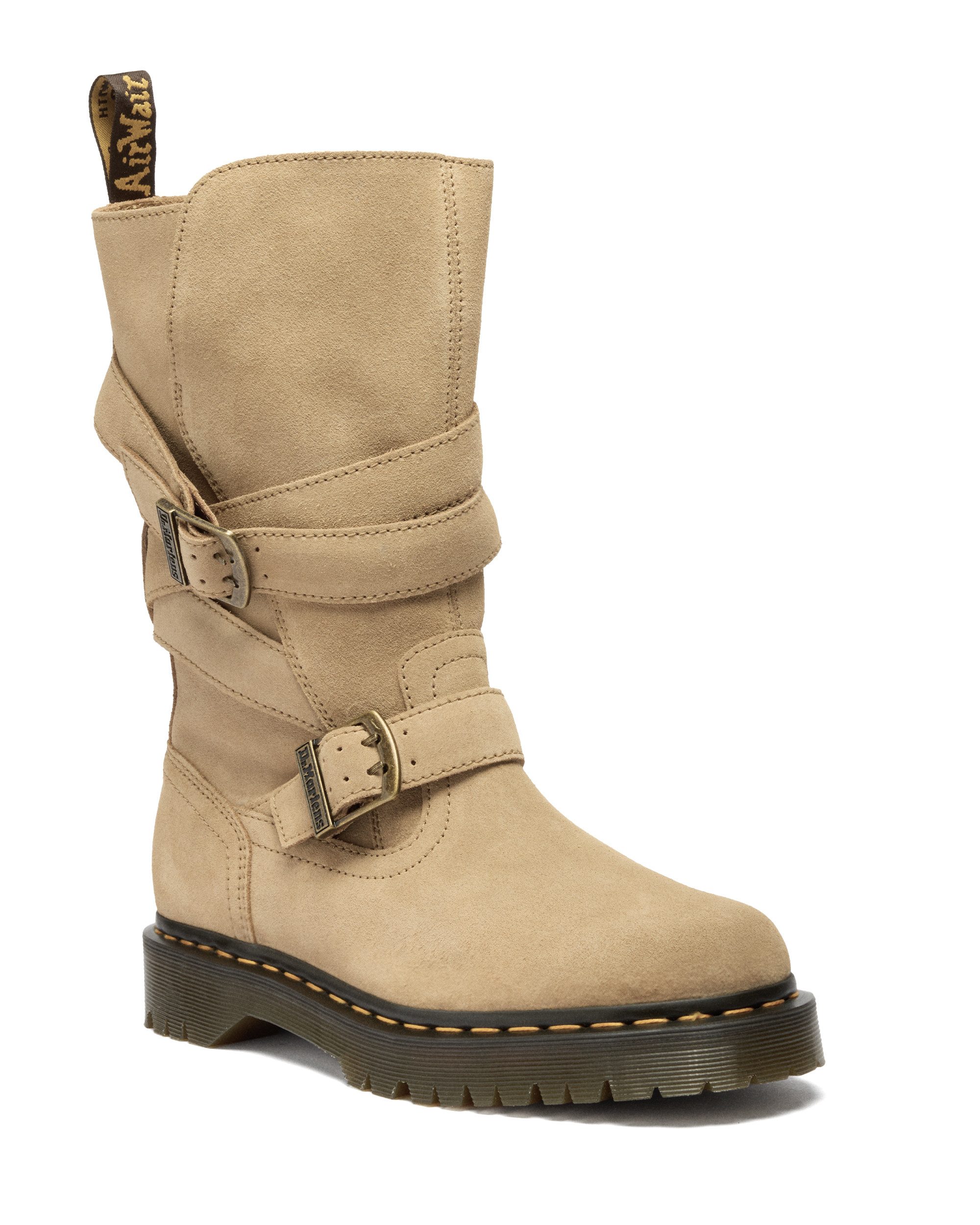 DR. MARTENS Anistone Two Strap bronx suede Ankleboots