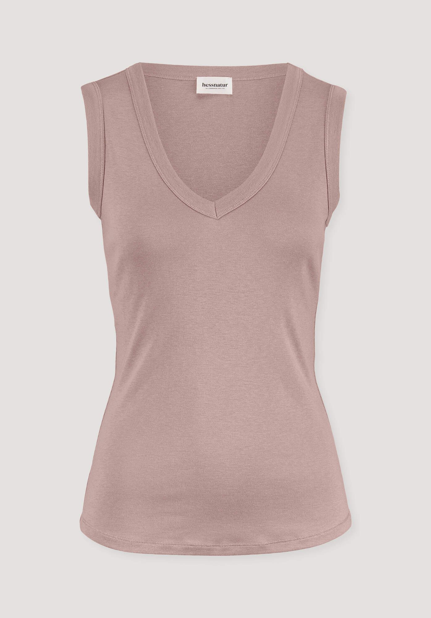 Hessnatur Shirttop Fitted aus Bio-Baumwolle und TENCEL™ Modal (1-tlg)