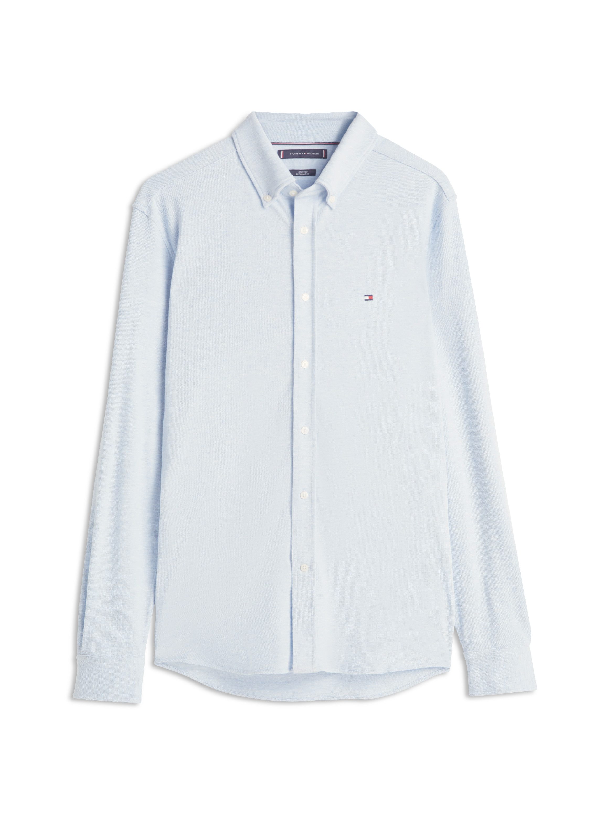 Tommy Hilfiger Langarmhemd KNIT PIQUE FEATHERWEIGHT – Bild 4 von 5
