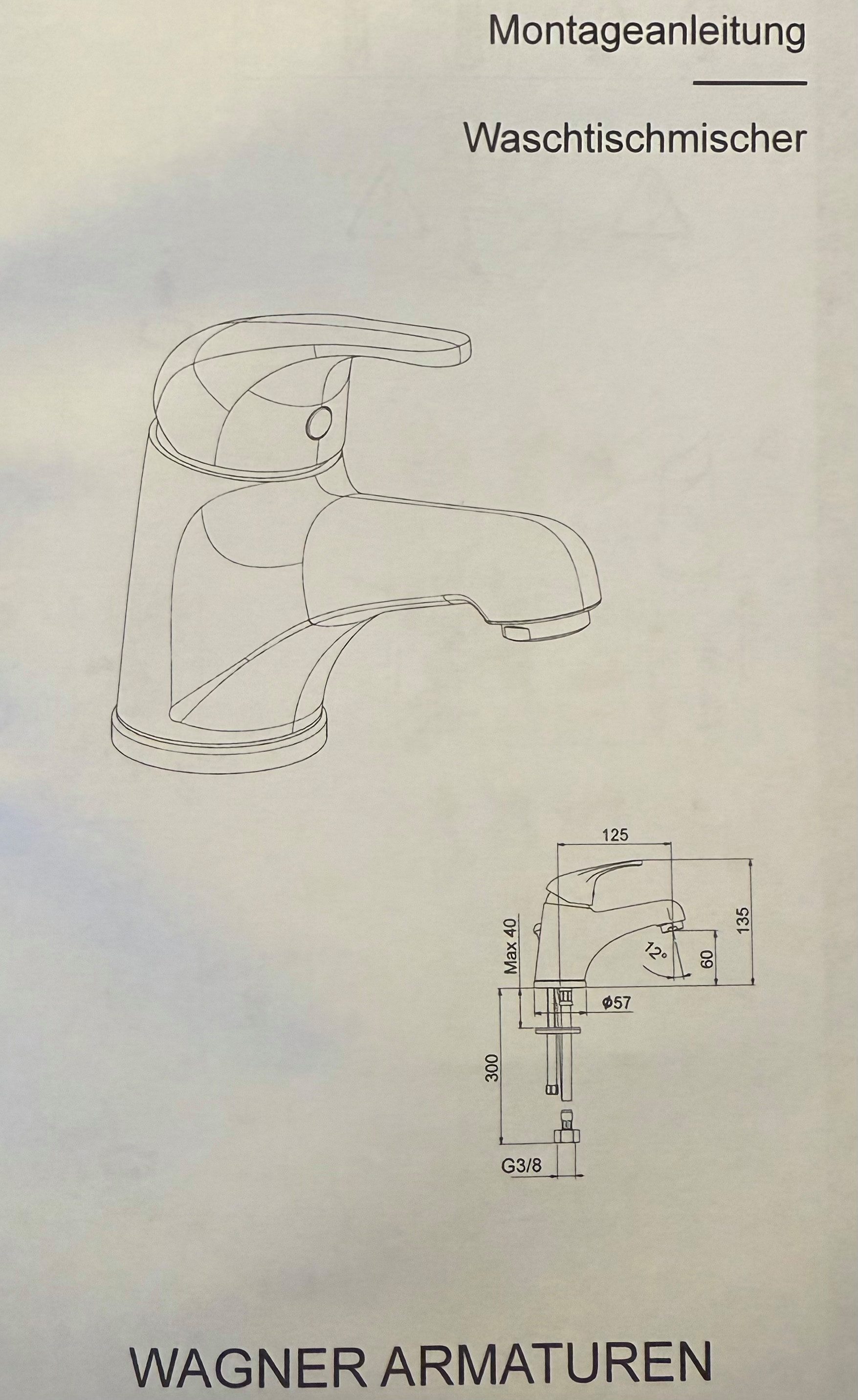 Wagner Armaturenwelt Waschtischarmatur Waschtischarmatur farbig + Ablaufgar günstig online kaufen
