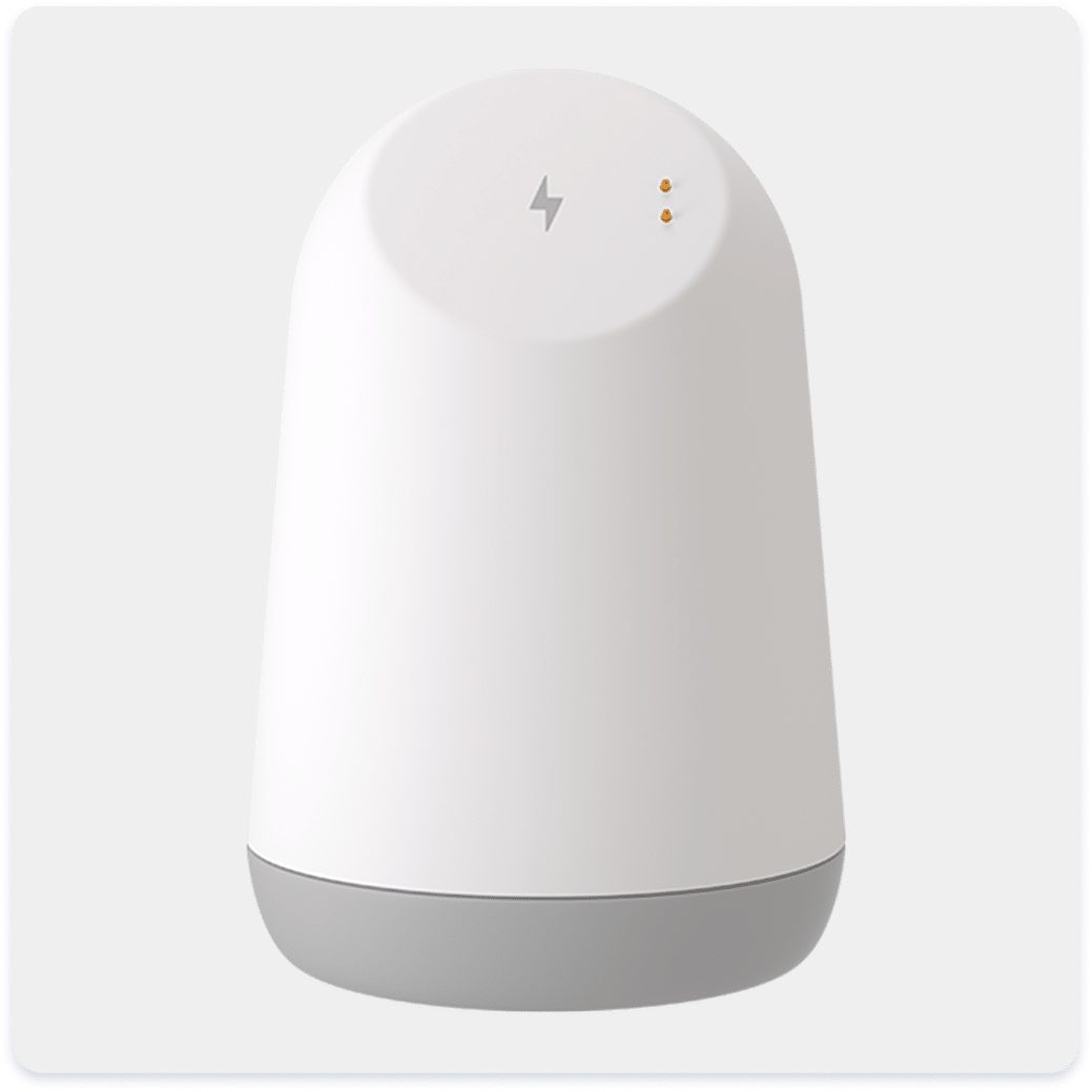 NickWatch NickWatch Power Station – Kabellose Ladestation mit LED-Nachtlicht Smartwatch