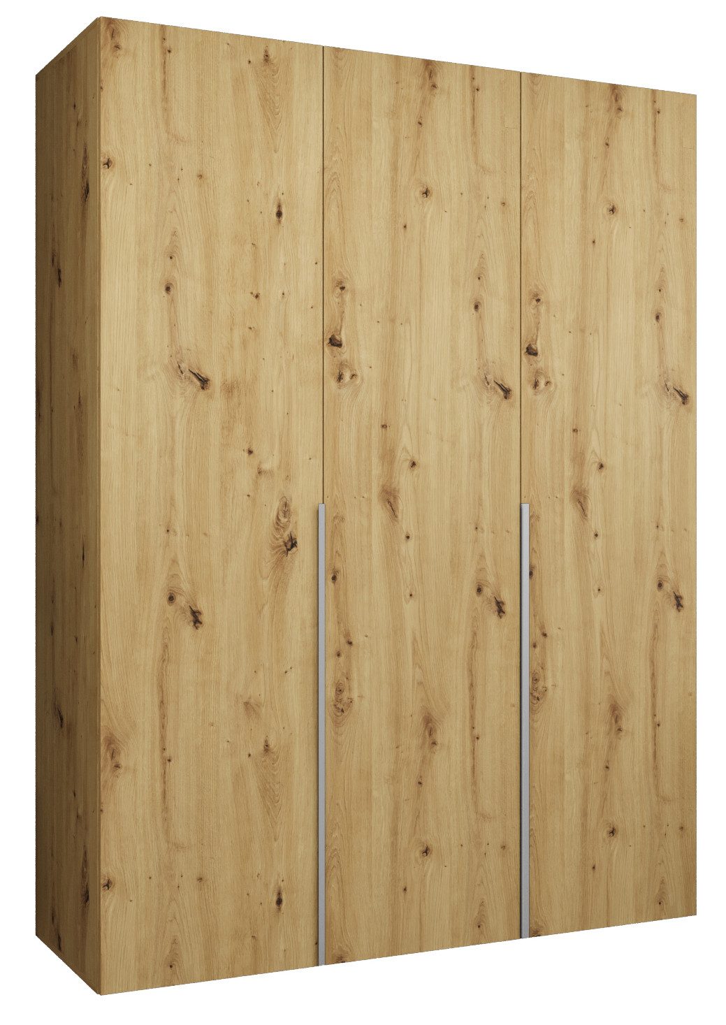 ABIKS MÖBEL Drehtürenschrank ALICANTE 1 Schlafzimmerschrank mit Kleiderstange und Regalen