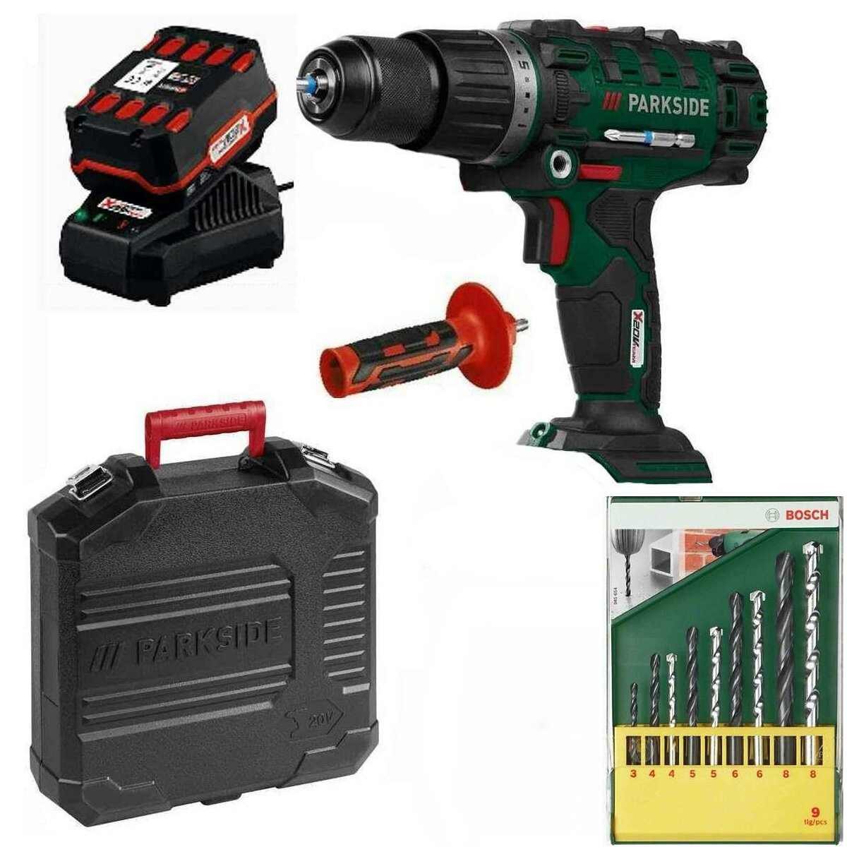 Parkside Akku-Schlagbohrschrauber PARKSIDE 20V Schlagbohrschrauber PSBSA günstig online kaufen