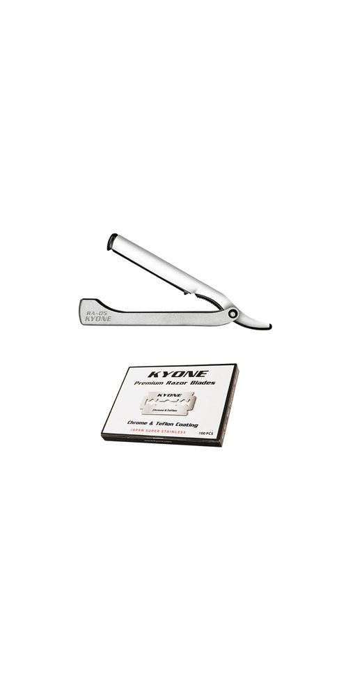 Kyone Rasiermesser Kyone RA-05 Razor + gratis 400 DE-Blades